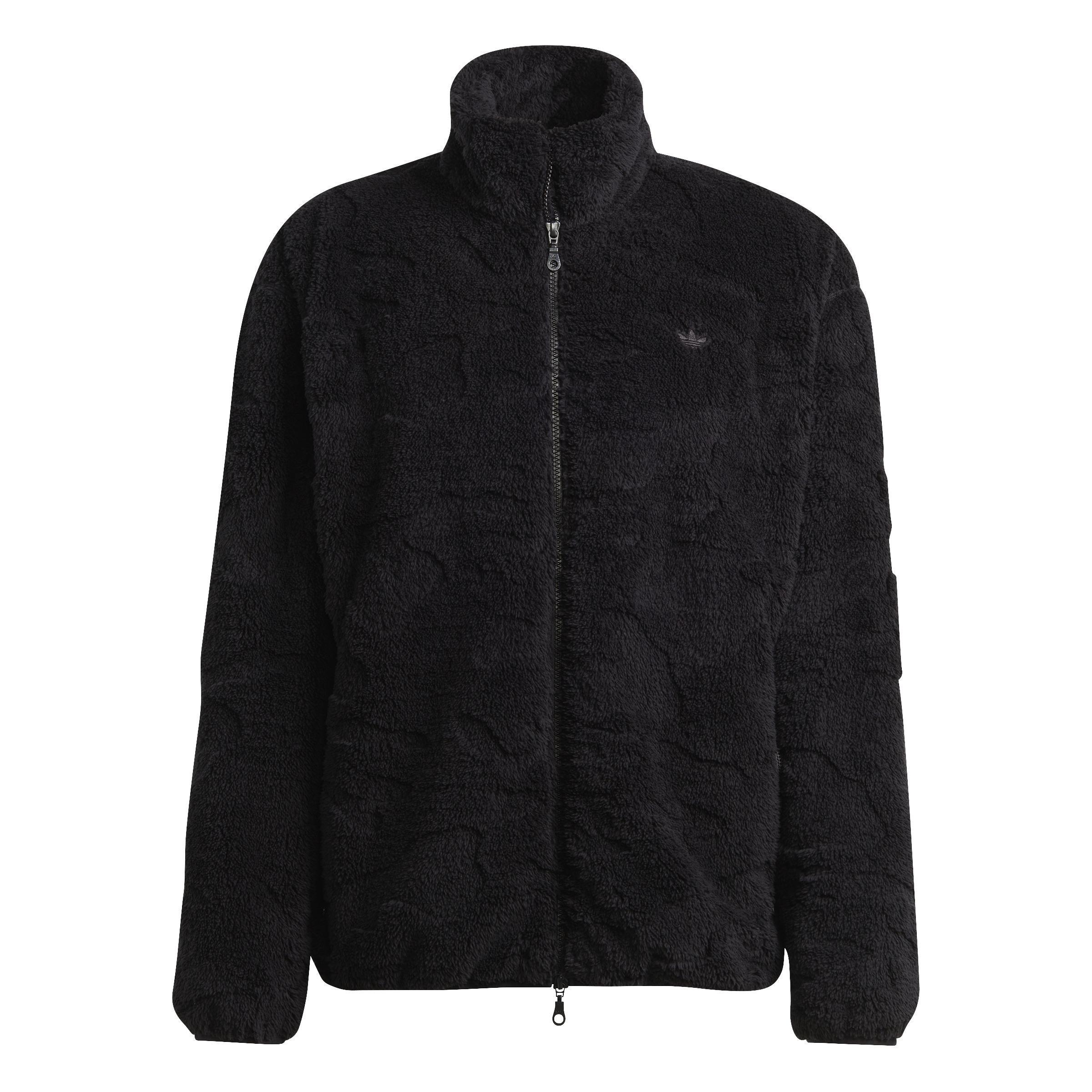 Adventure Camo Fleece Full-Zip Jacket, Black, A901_ONE, large image number 0