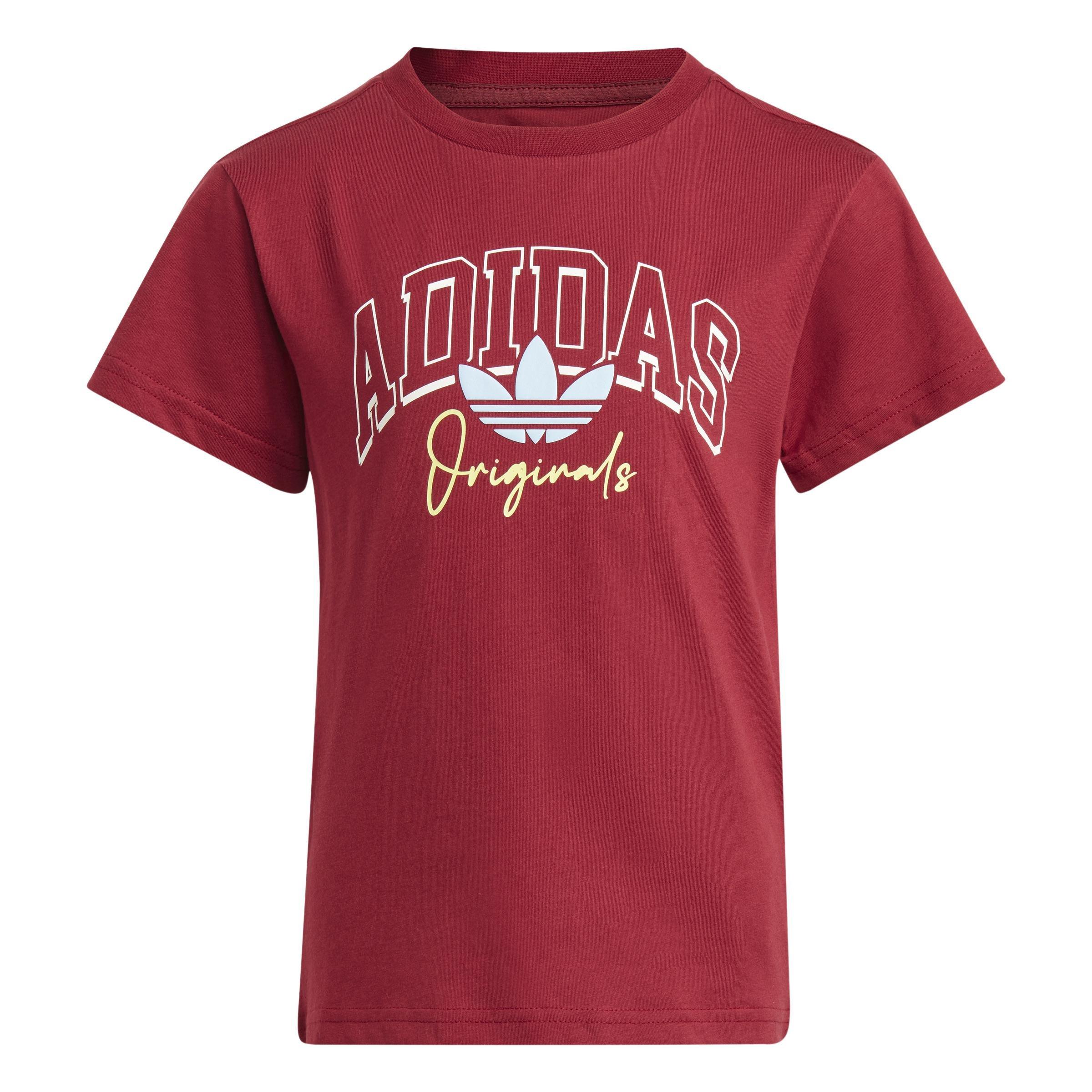 Unisex Kids Collegiate Graphic Pack Shorts and Tee Set, Red, , large image number 11