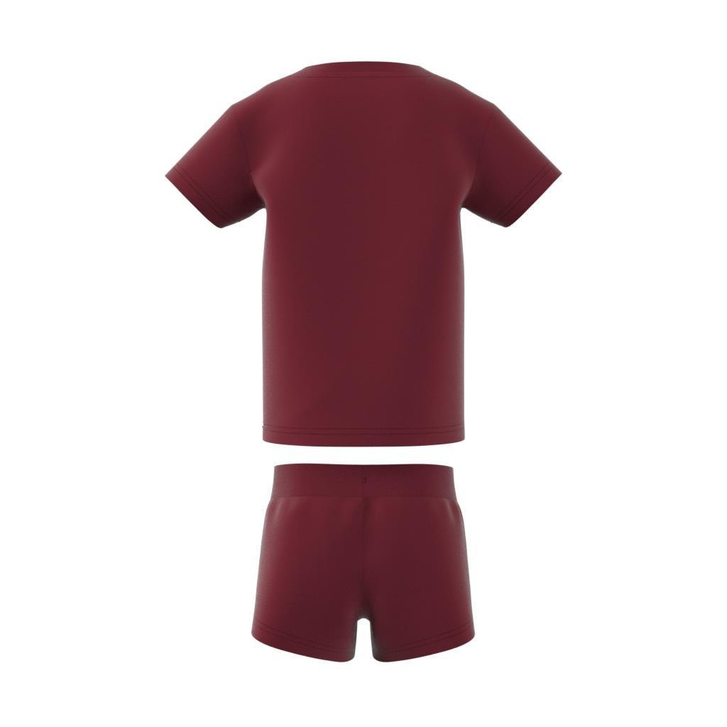 Unisex Kids Collegiate Graphic Pack Shorts and Tee Set, Red, , large image number 12
