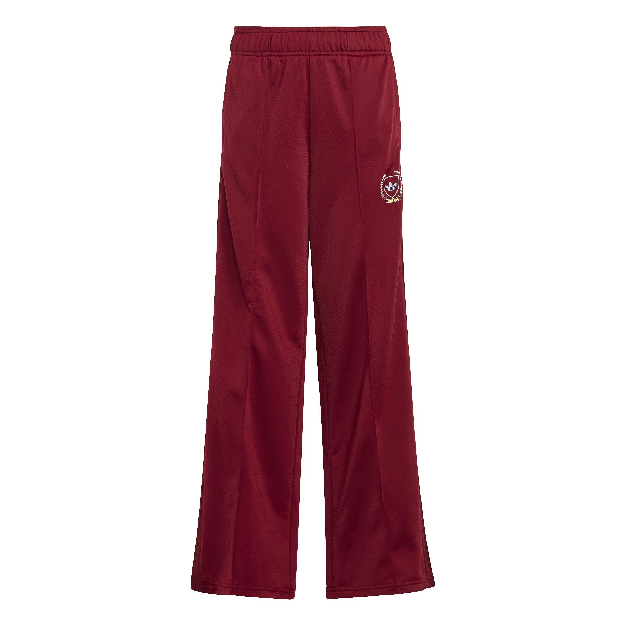 Unisex Kids Graphic Pack Wide Leg Tracksuit Bottoms, Burgundy, A901_ONE, large image number 0
