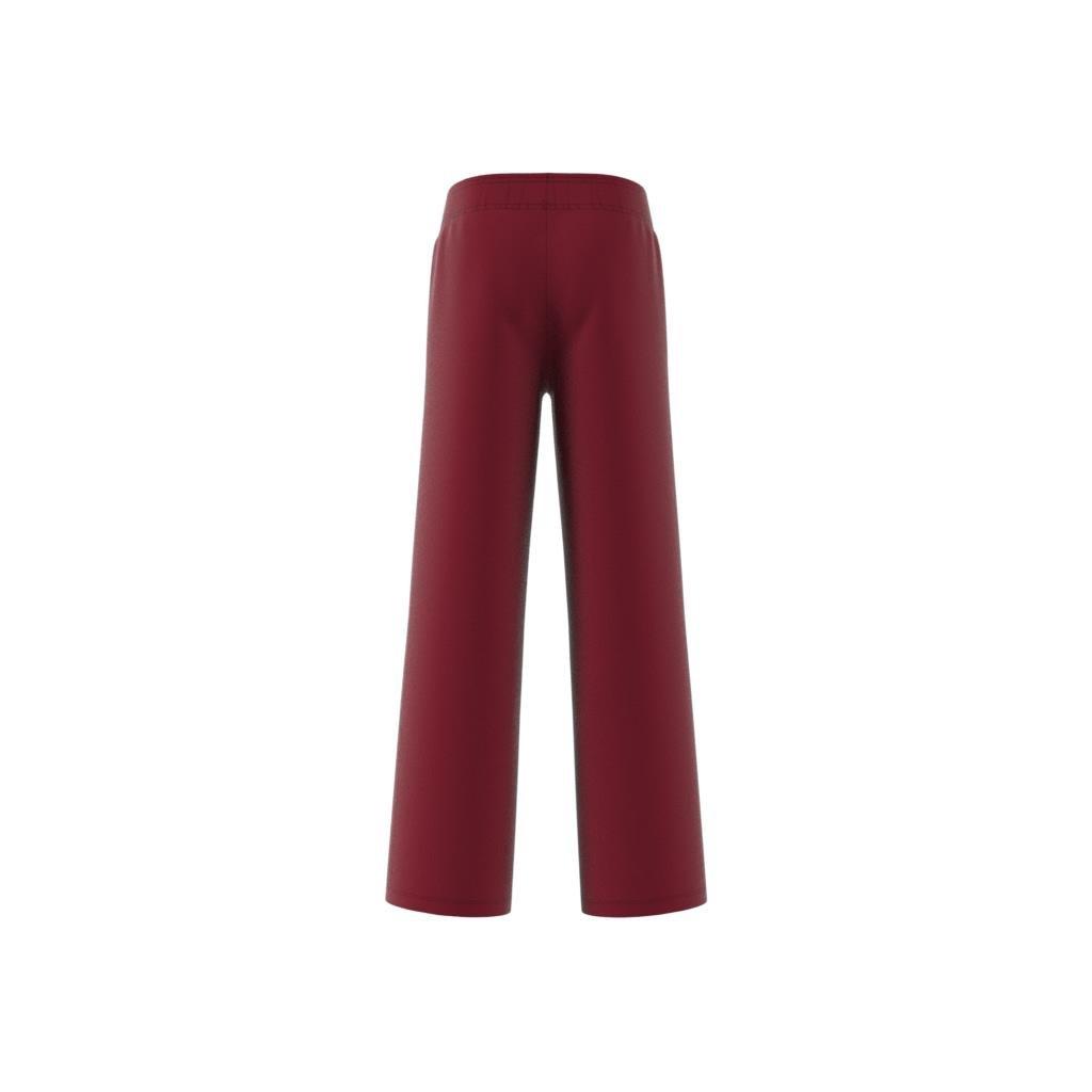 Unisex Kids Graphic Pack Wide Leg Tracksuit Bottoms, Burgundy, A901_ONE, large image number 11