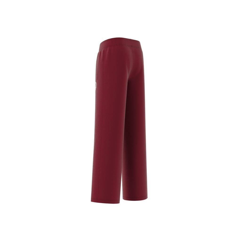 Unisex Kids Graphic Pack Wide Leg Tracksuit Bottoms, Burgundy, A901_ONE, large image number 13