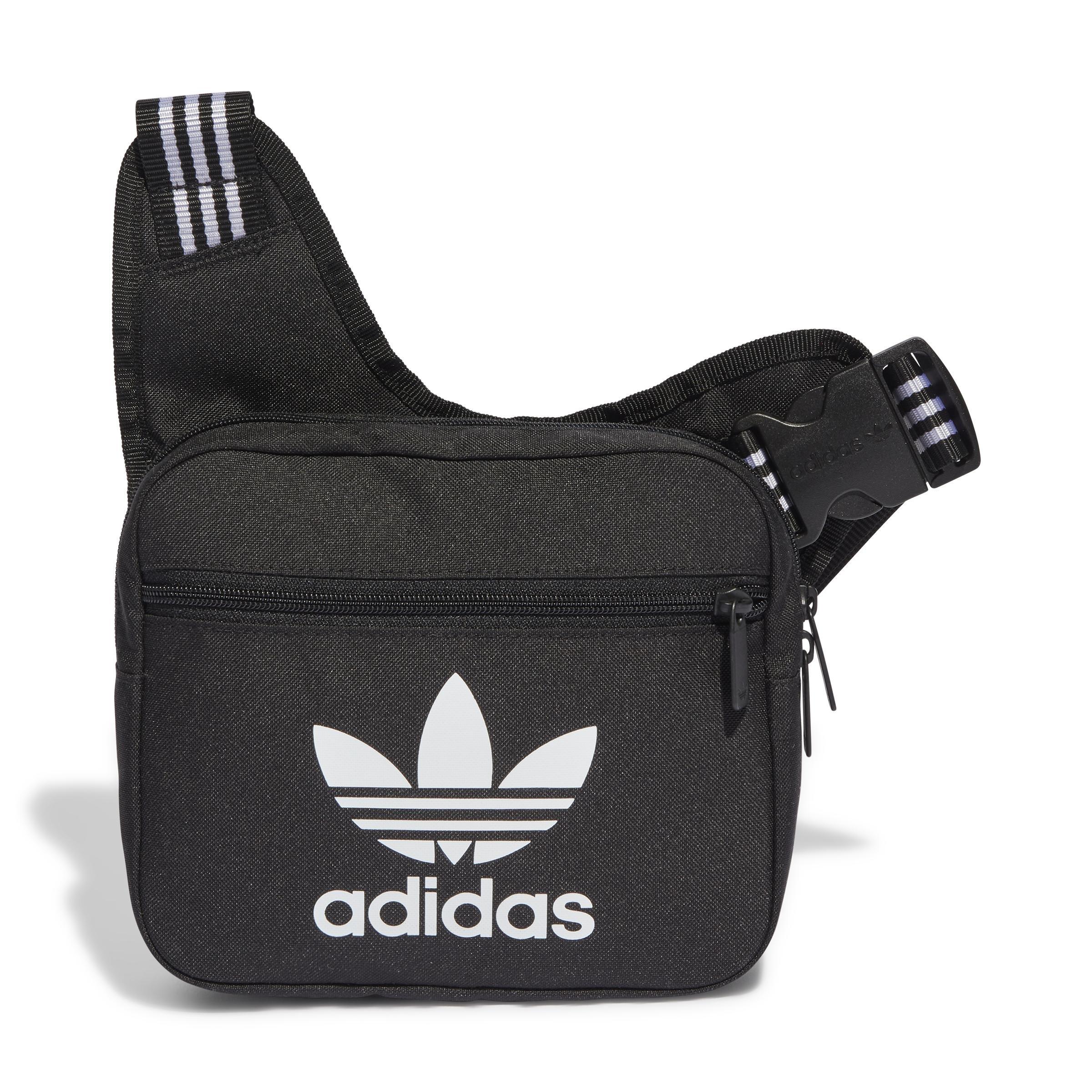 Unisex Adicolor Sling Bag, Black, A901_ONE, large image number 0