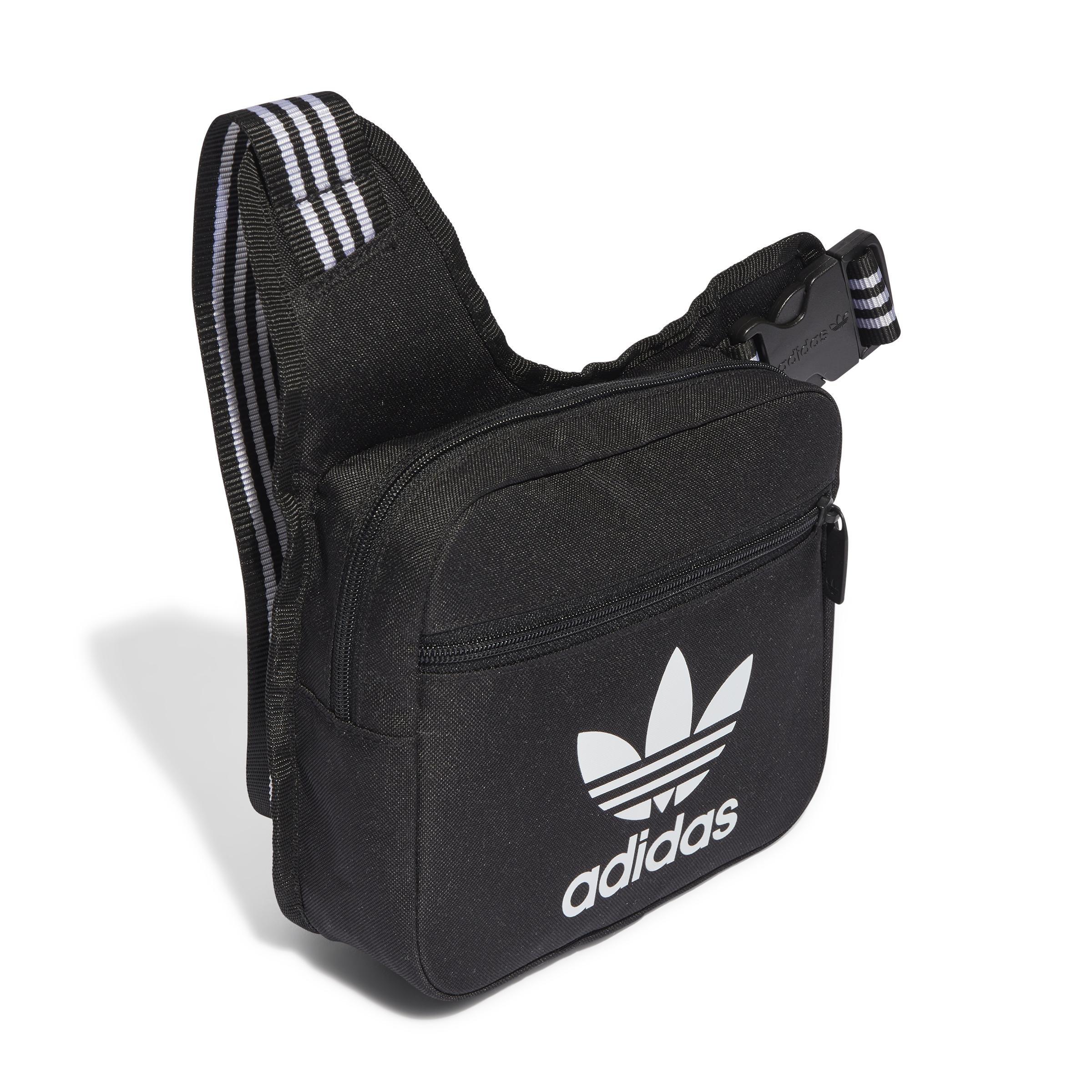 Unisex Adicolor Sling Bag, Black, A901_ONE, large image number 1