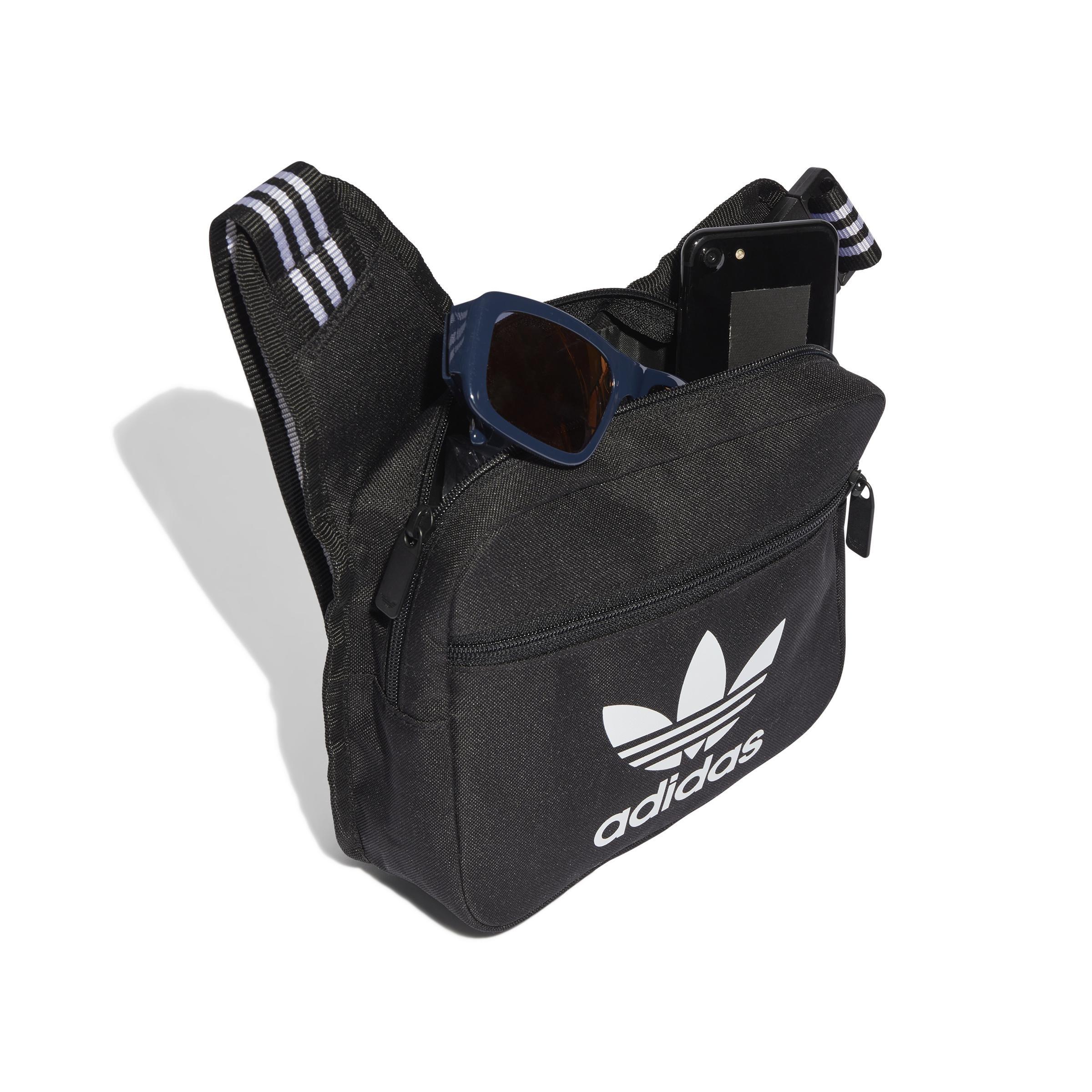 Unisex Adicolor Sling Bag, Black, A901_ONE, large image number 2