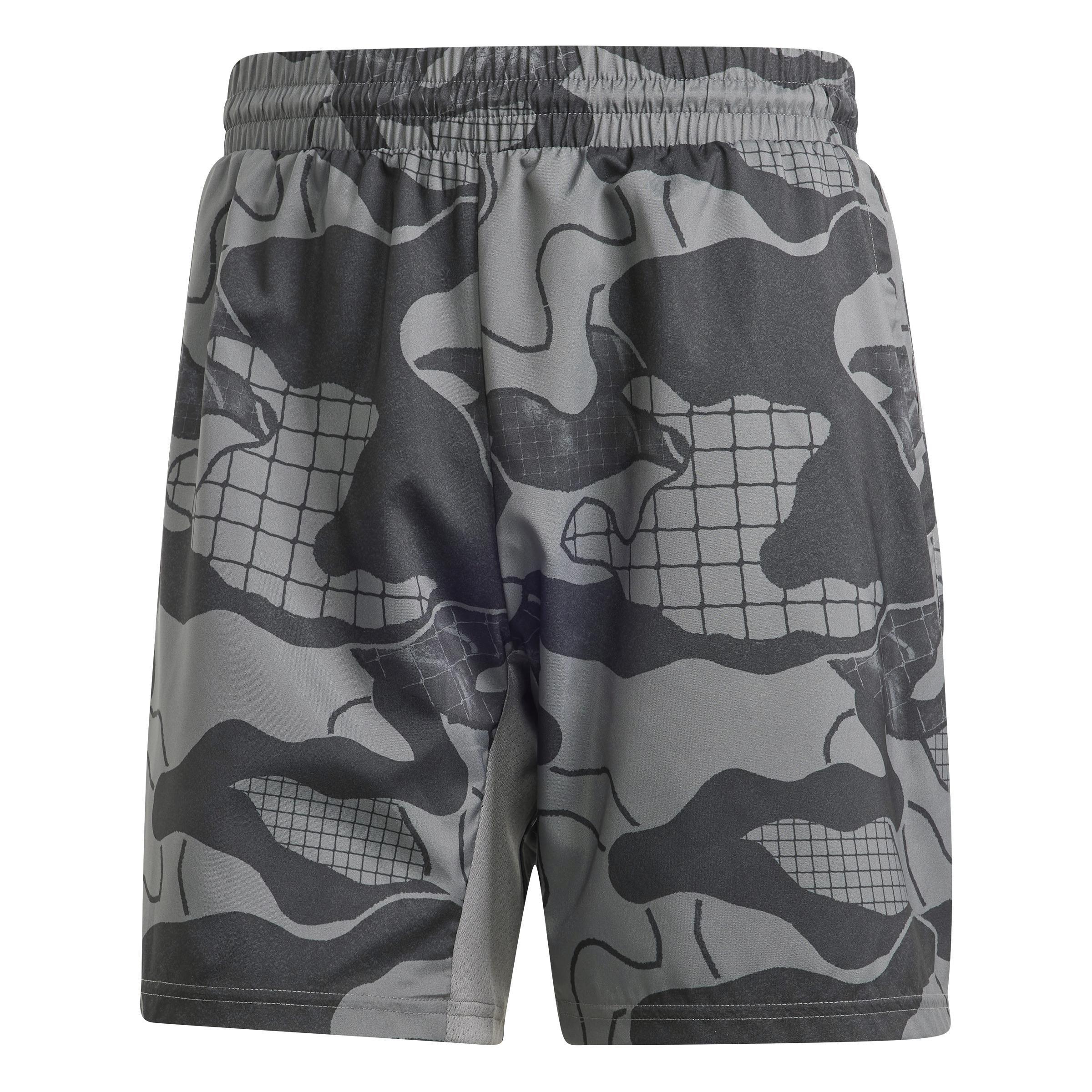 Club Graphic Tennis Shorts, Grey, , large image number 1