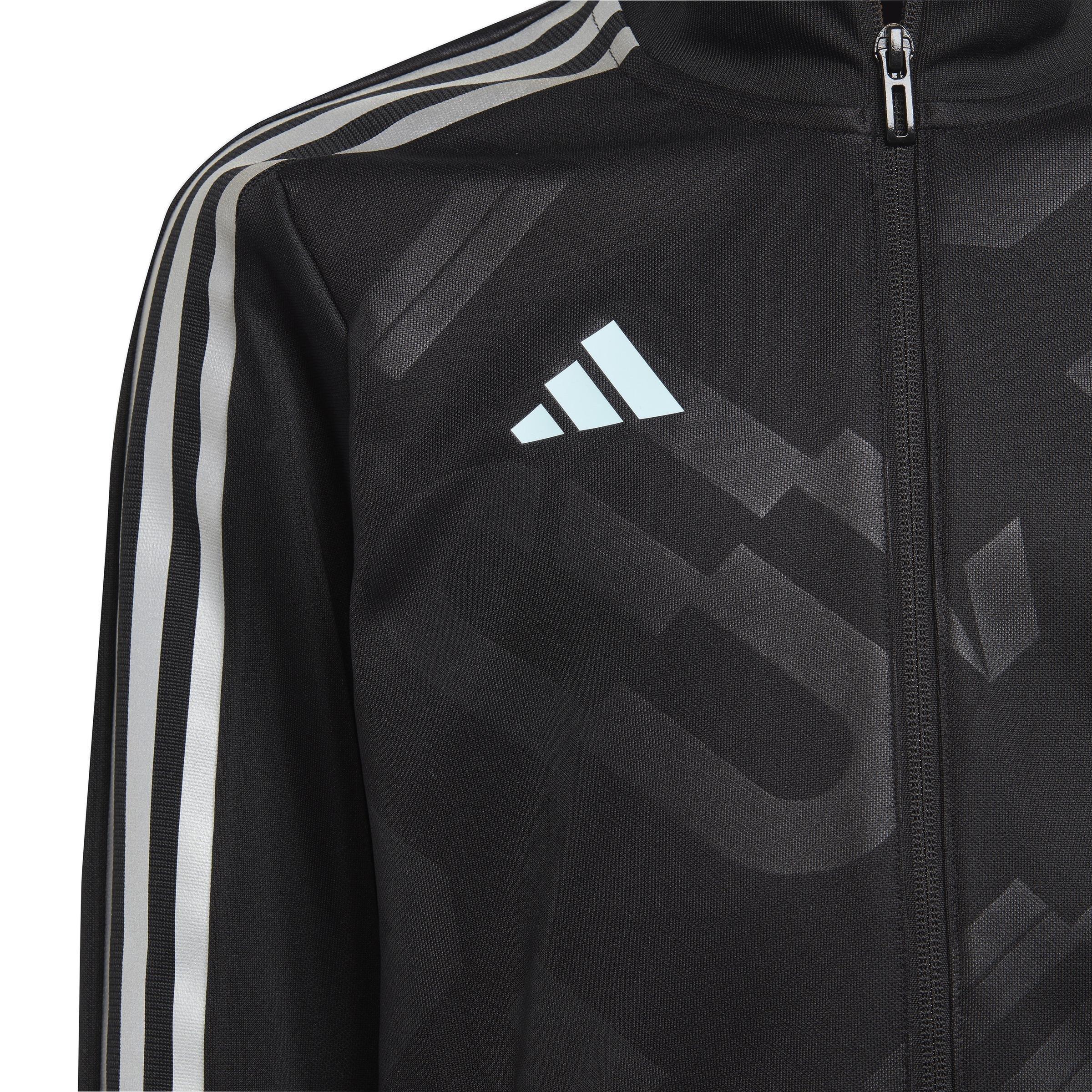 Unisex Kids Messi Jacket, Black, A901_ONE, large image number 4
