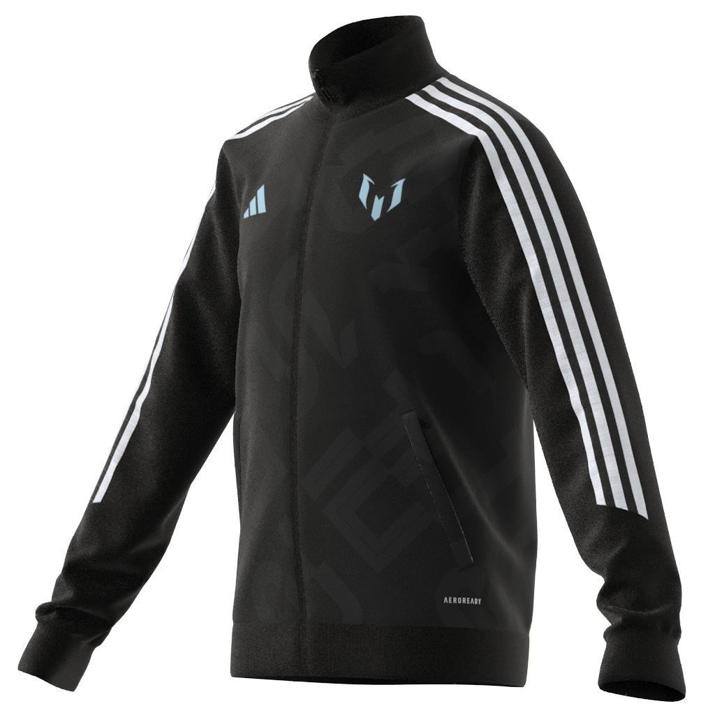 Unisex Kids Messi Jacket, Black, A901_ONE, large image number 6
