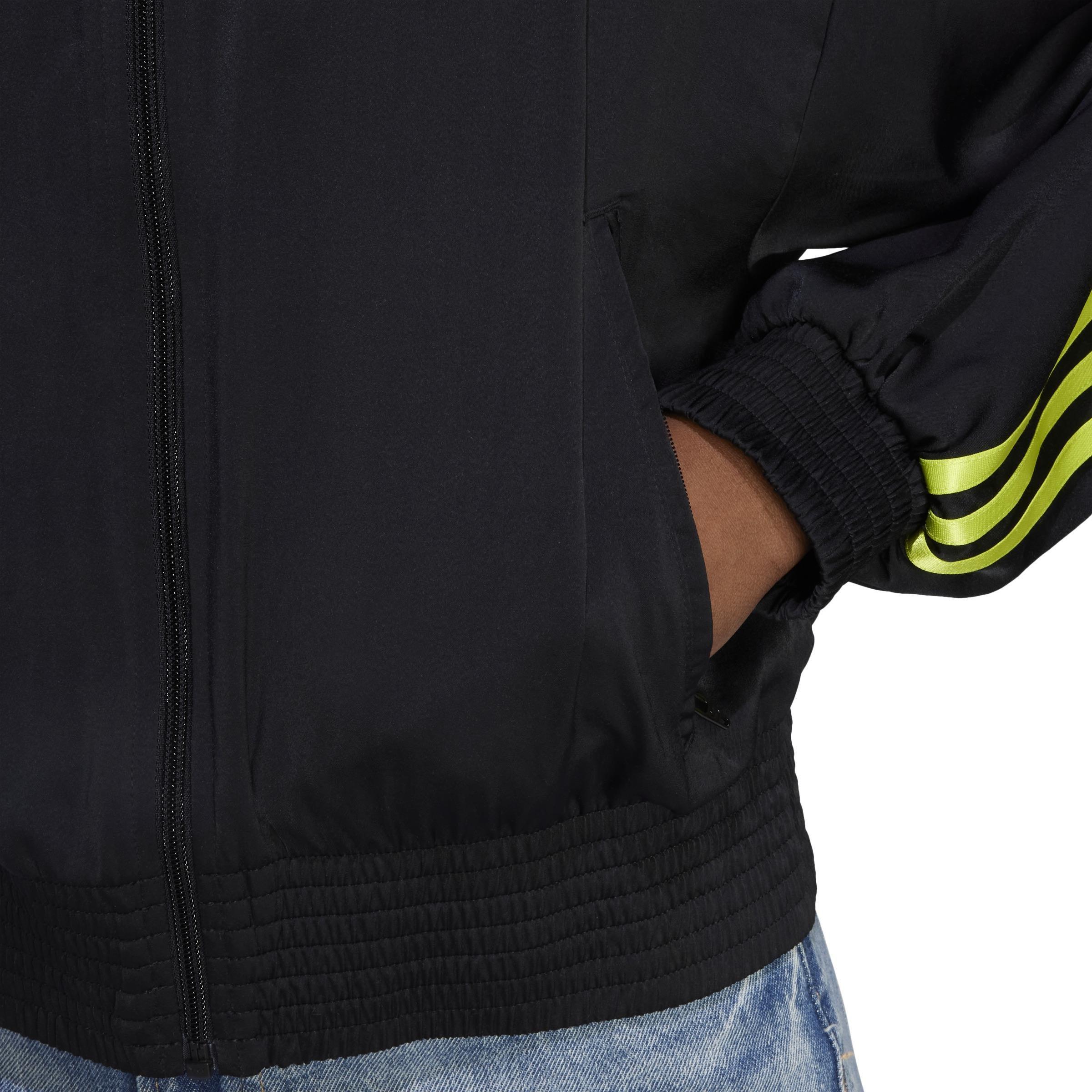 Satin Firebird Track Top, Black, , large image number 4