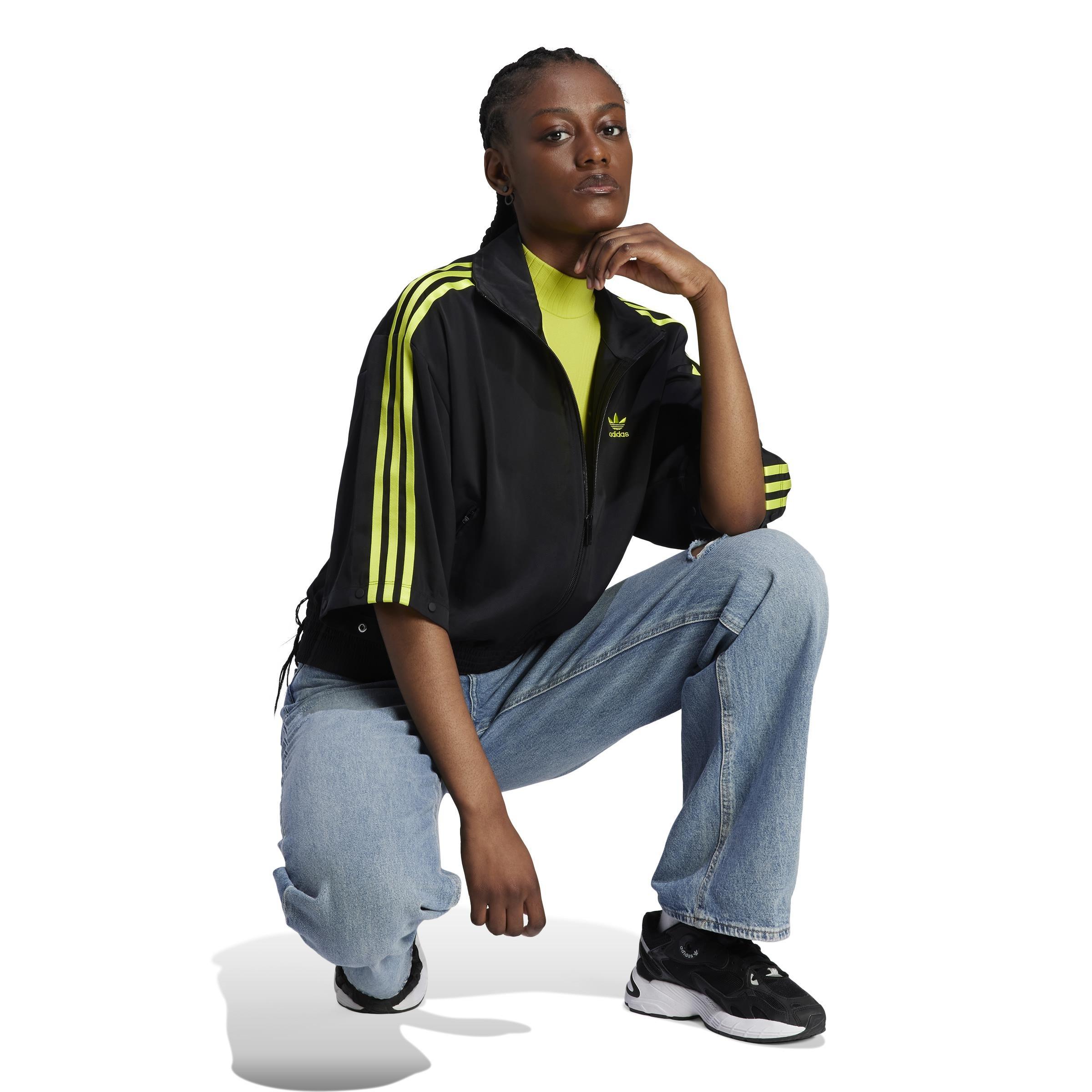 Satin Firebird Track Top, Black, , large image number 9