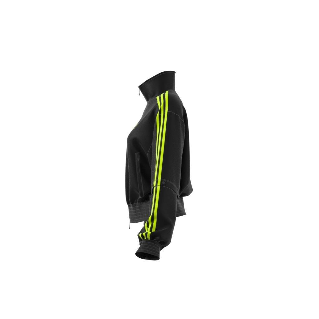 Satin Firebird Track Top, Black, , large image number 14