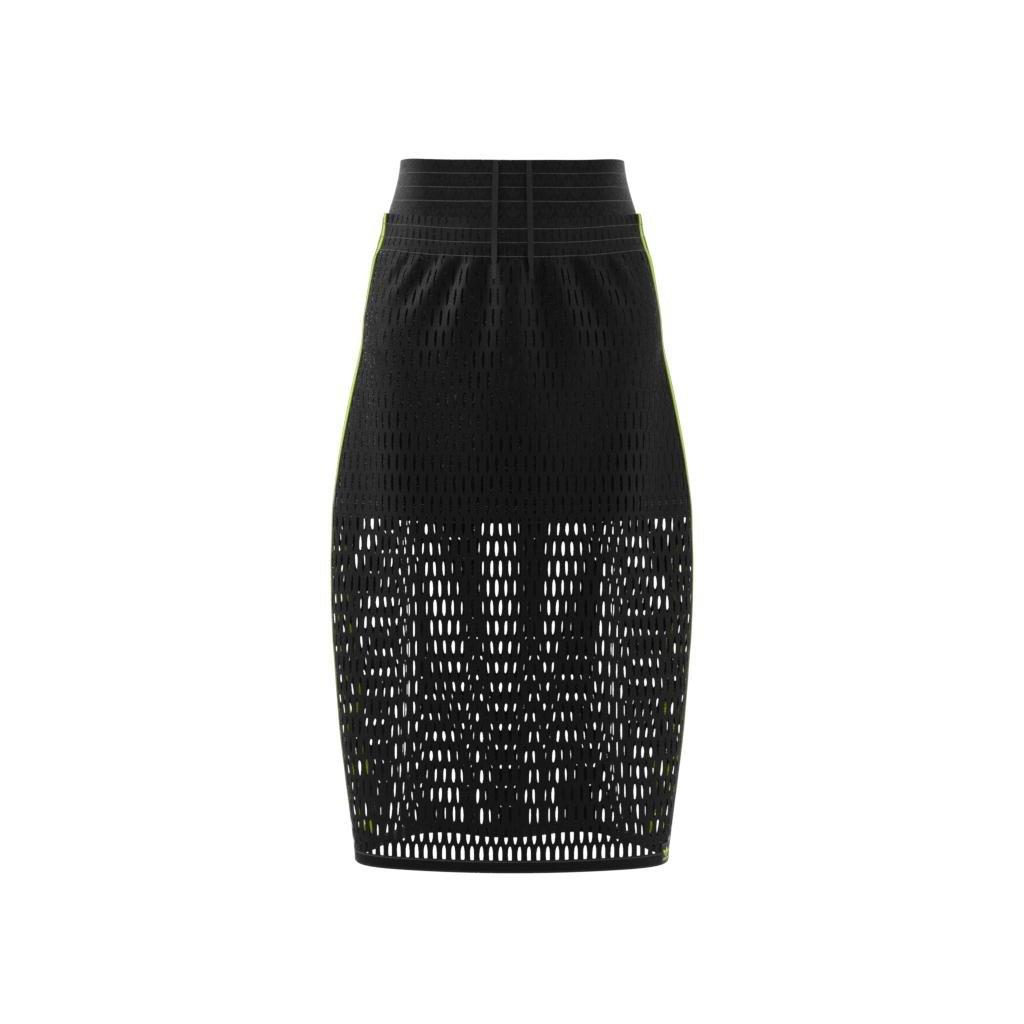 Pique Skirt, Black, , large image number 7