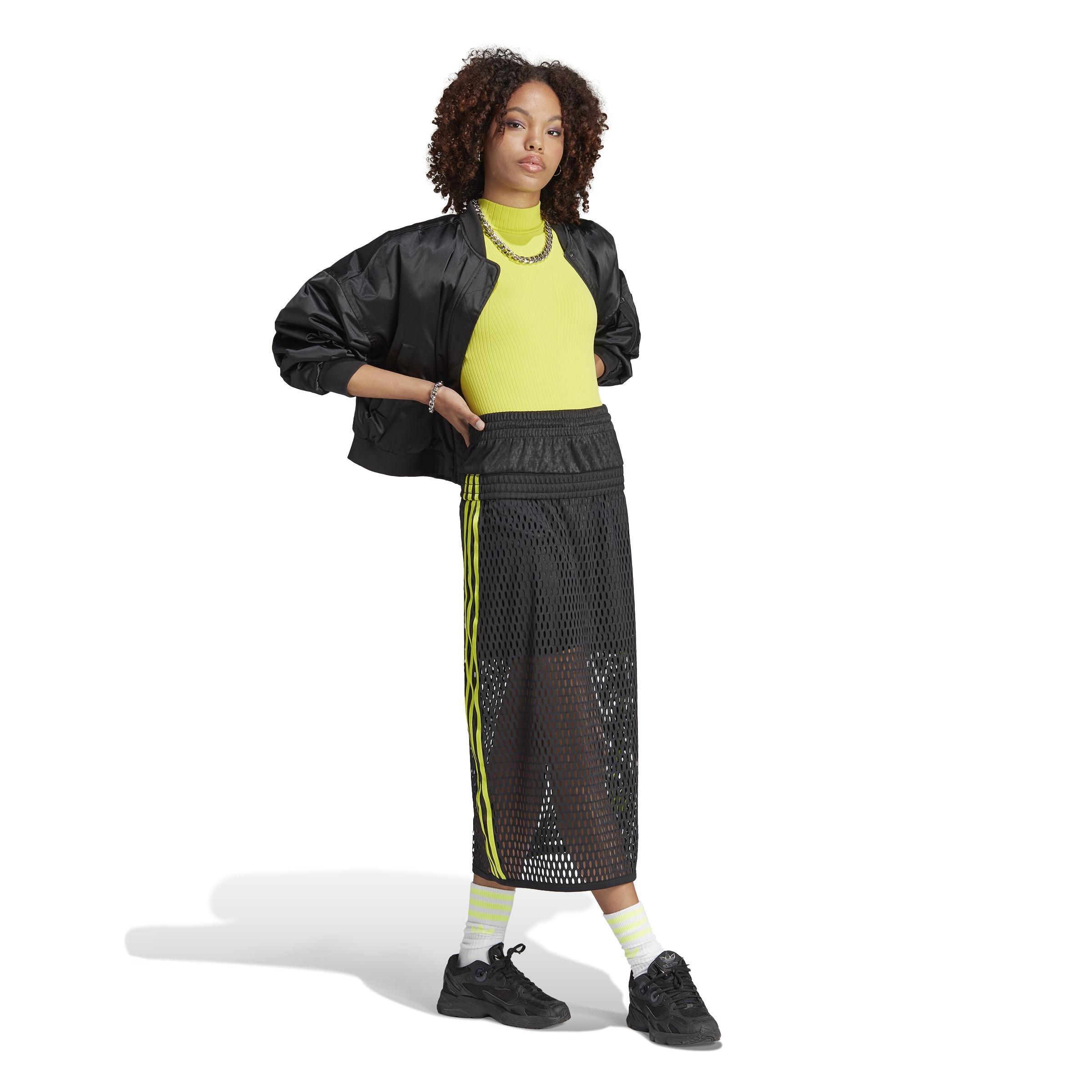 Pique Skirt, Black, , large image number 14