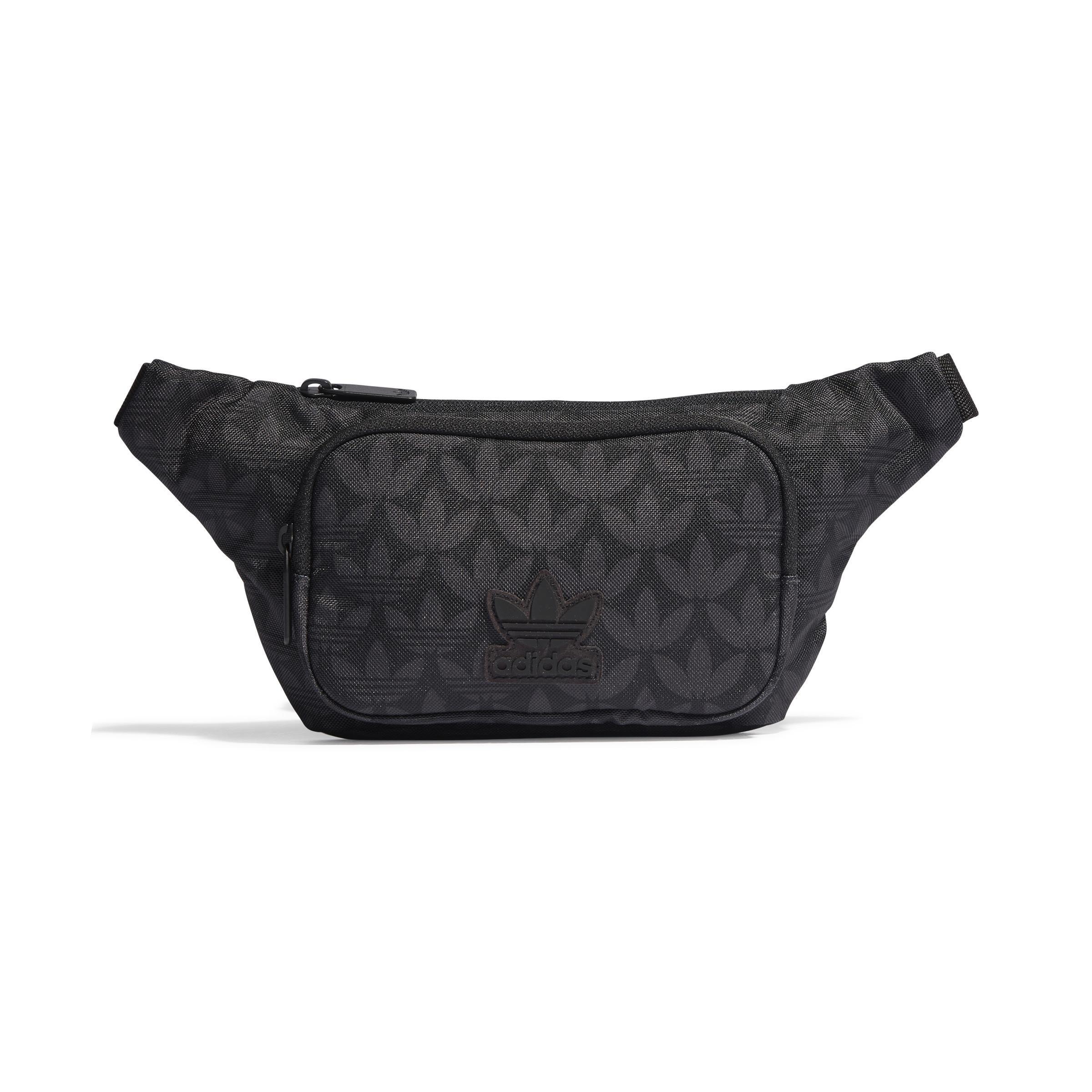 Unisex Monogram Waist Bag, Black, A901_ONE, large image number 1