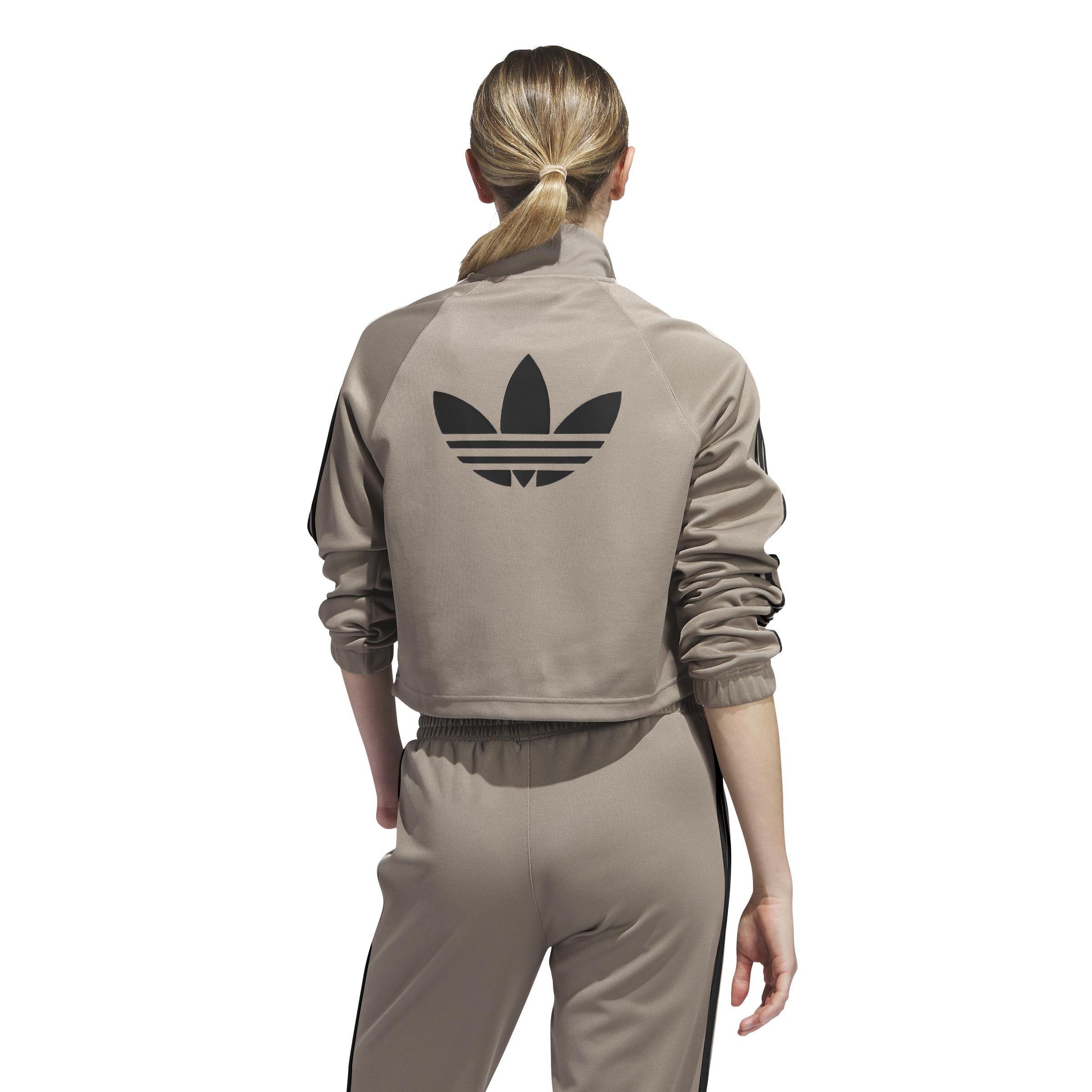 Tricot Warm-Up Jacket, Beige, A901_ONE, large image number 3