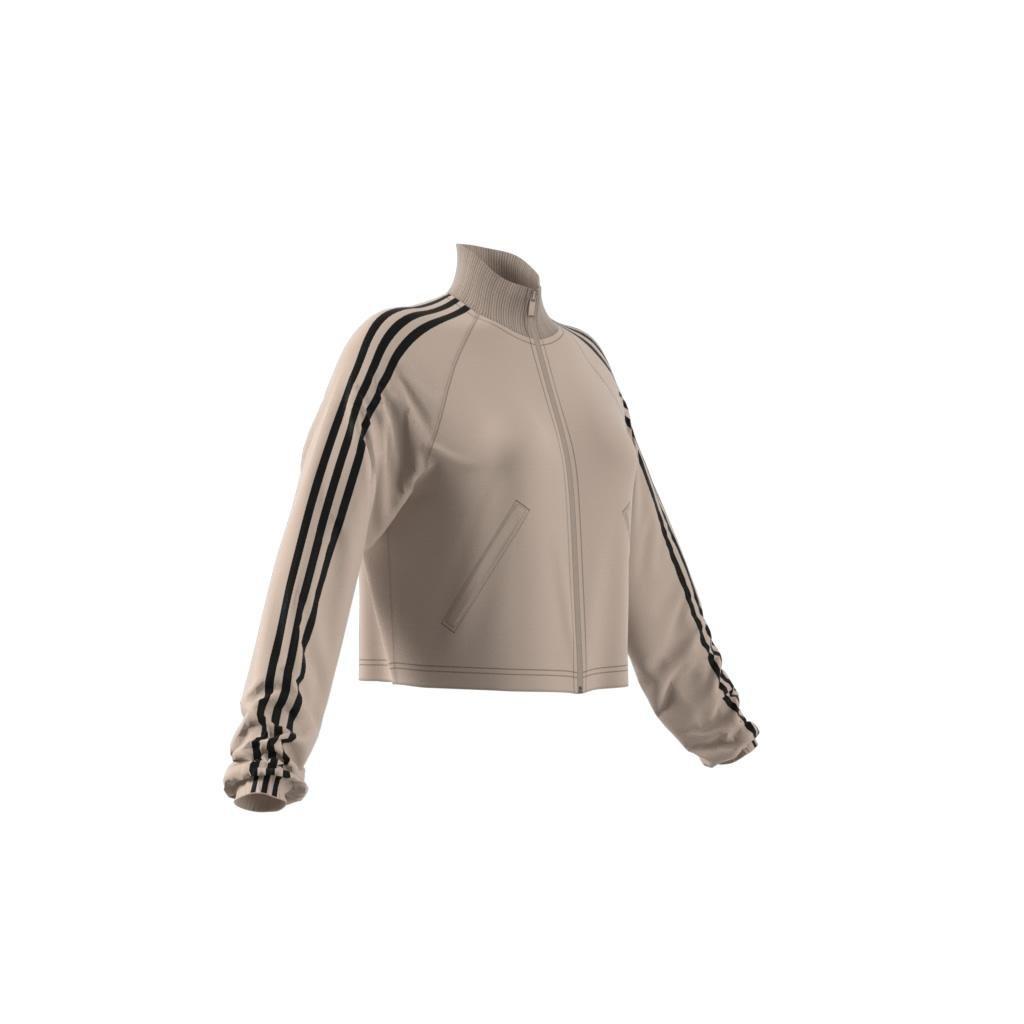 Tricot Warm-Up Jacket, Beige, A901_ONE, large image number 7