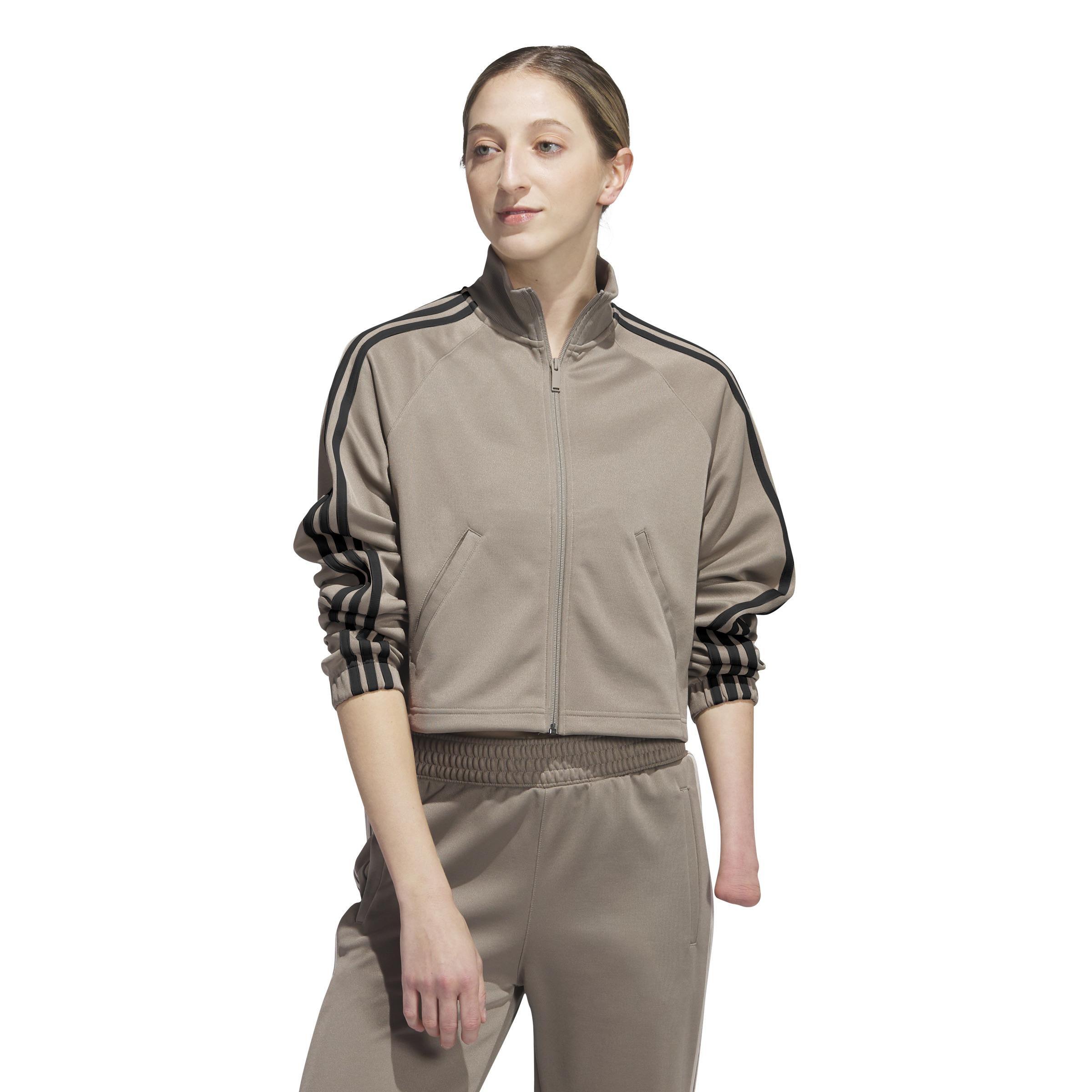Tricot Warm-Up Jacket, Beige, A901_ONE, large image number 11