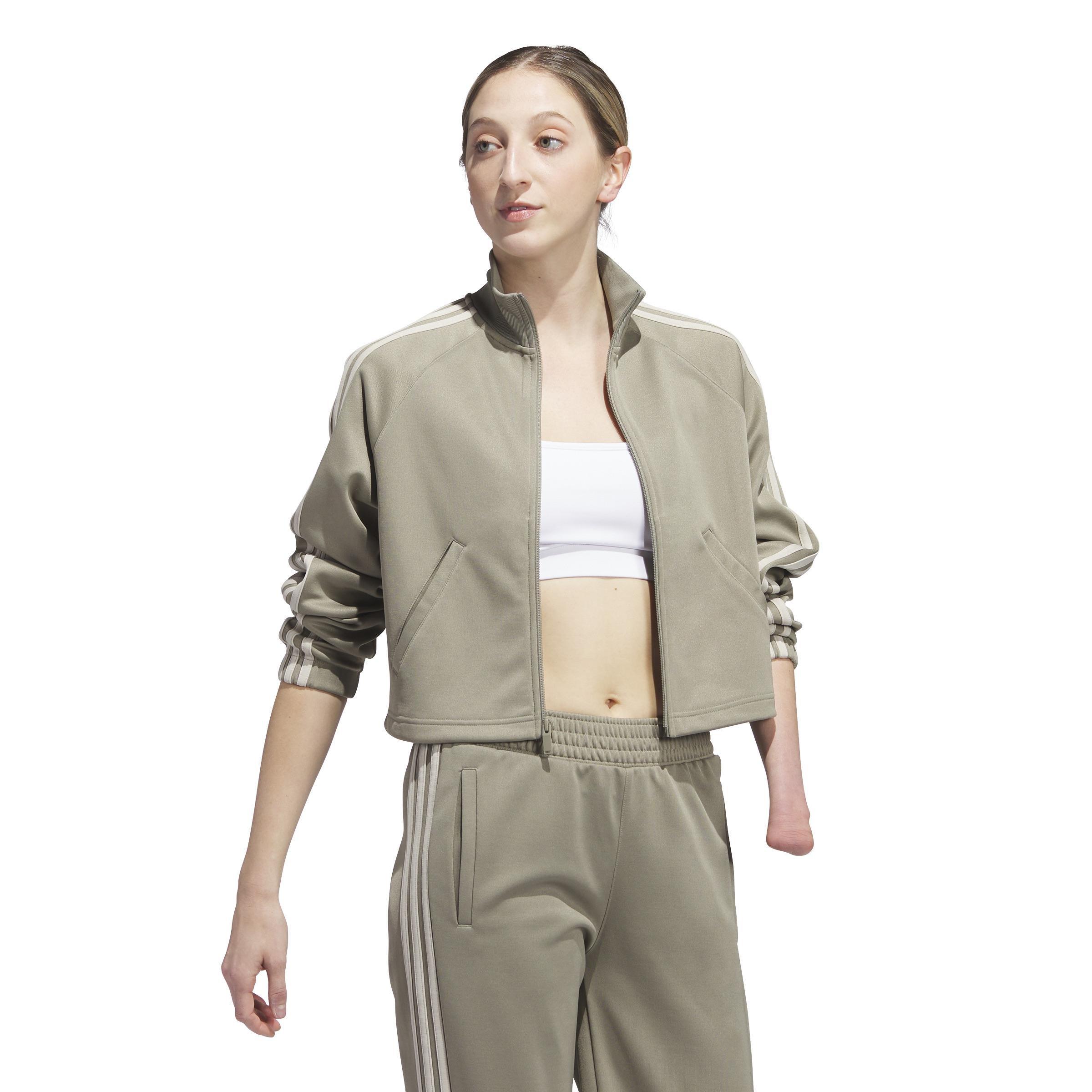 Tricot Warm-Up Jacket, Grey, A901_ONE, large image number 7