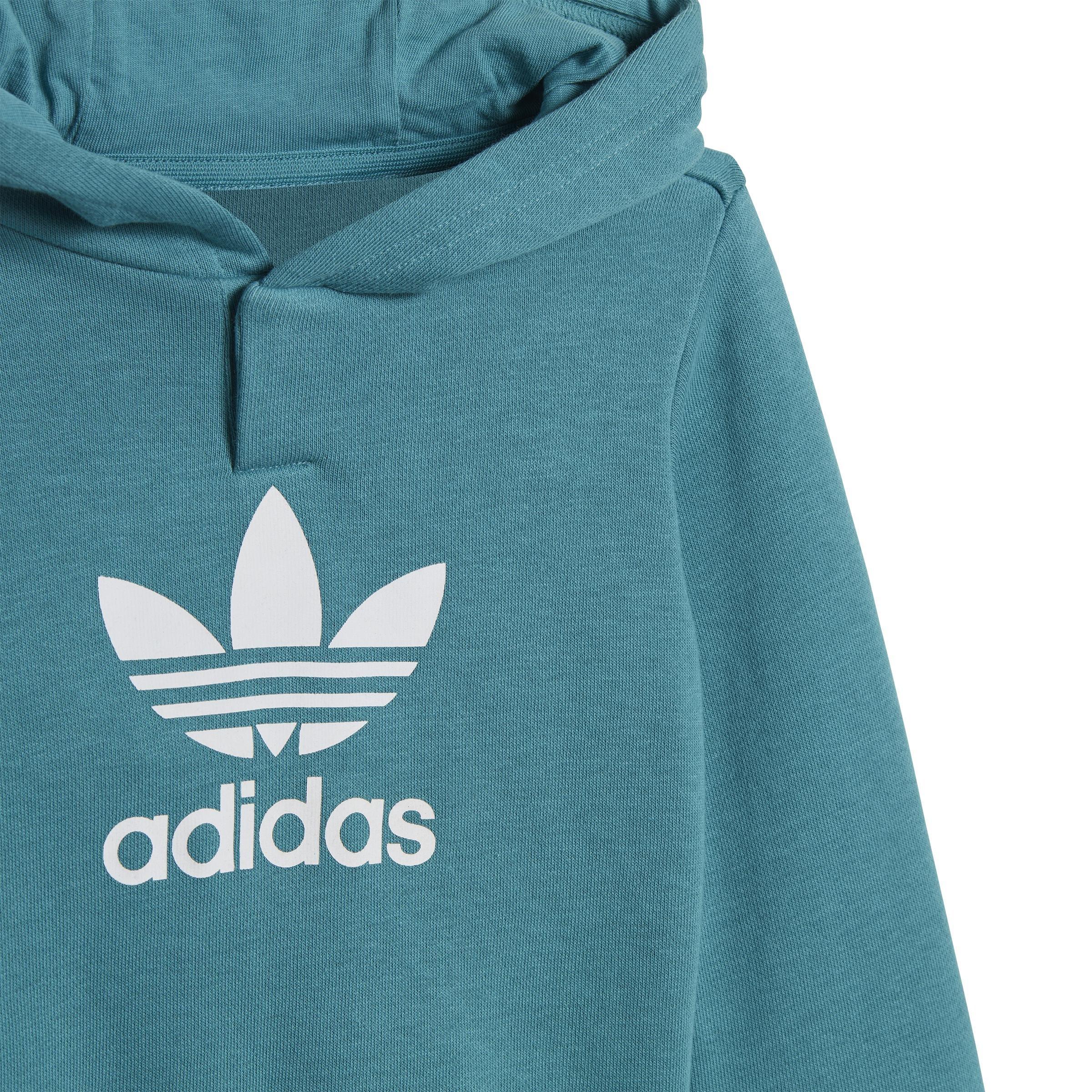 Unisex Kids Adicolor Hoodie Set, Turquoise, , large image number 5