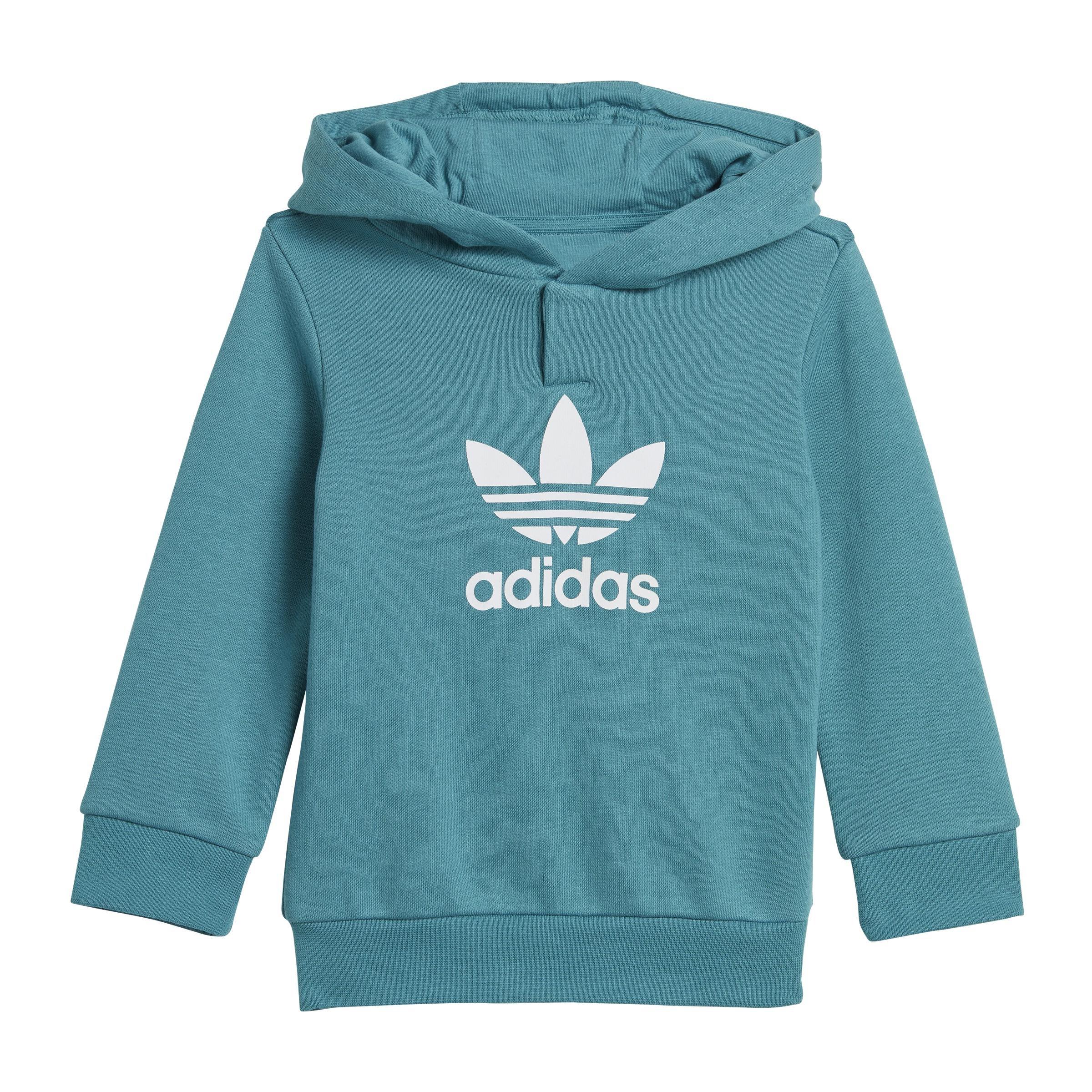 Unisex Kids Adicolor Hoodie Set, Turquoise, , large image number 7