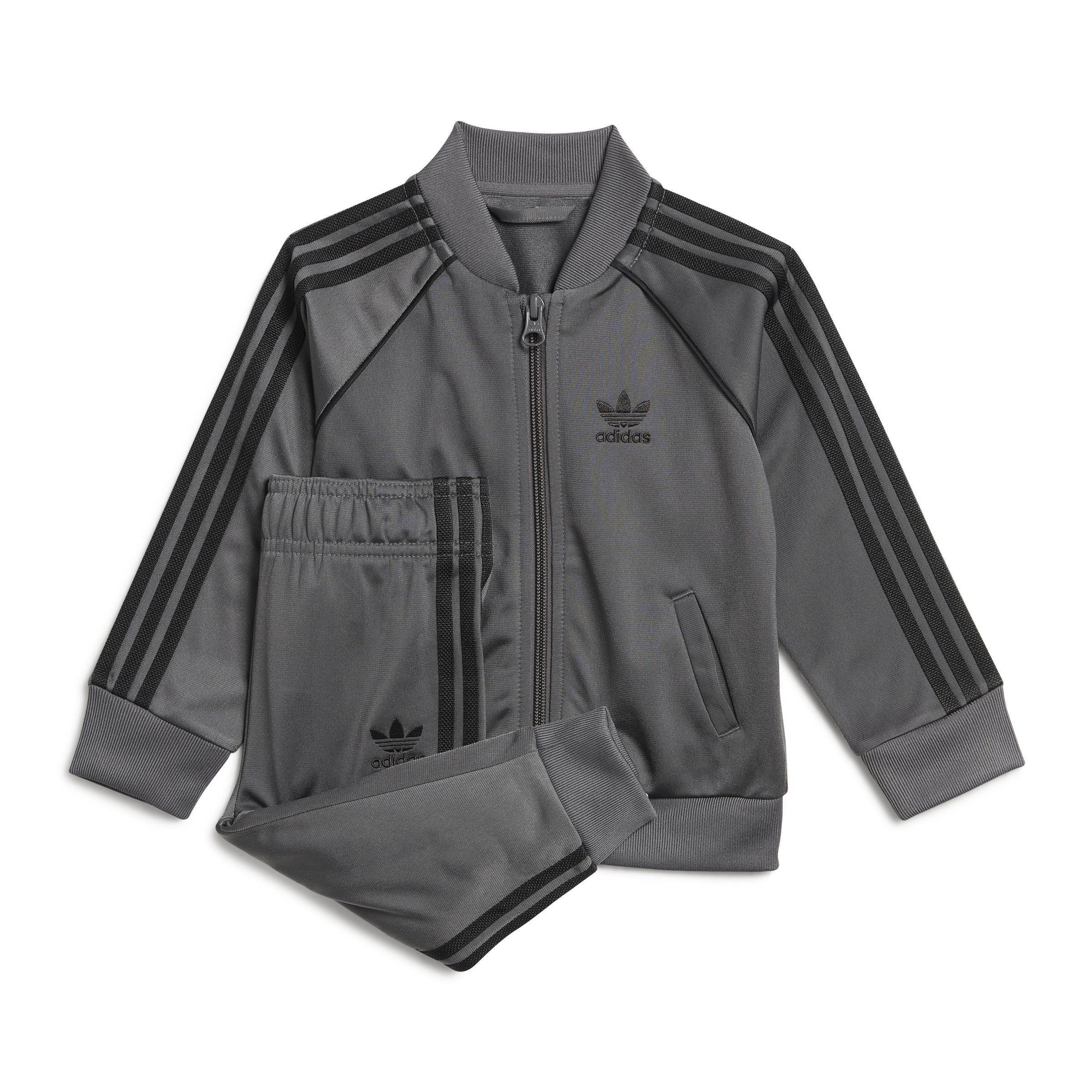 Unisex Kids Adicolor SST Track Suit, Grey, , large image number 1