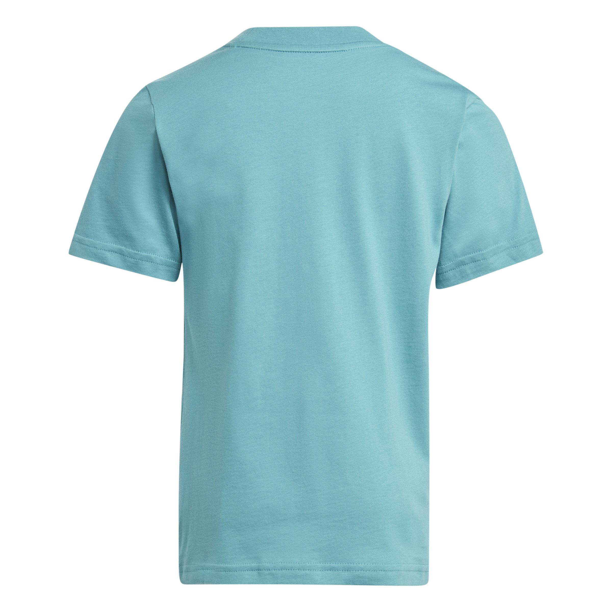 Unisex Kids Adicolor Shorts And Tee Set, Turquoise, A901_ONE, large image number 3