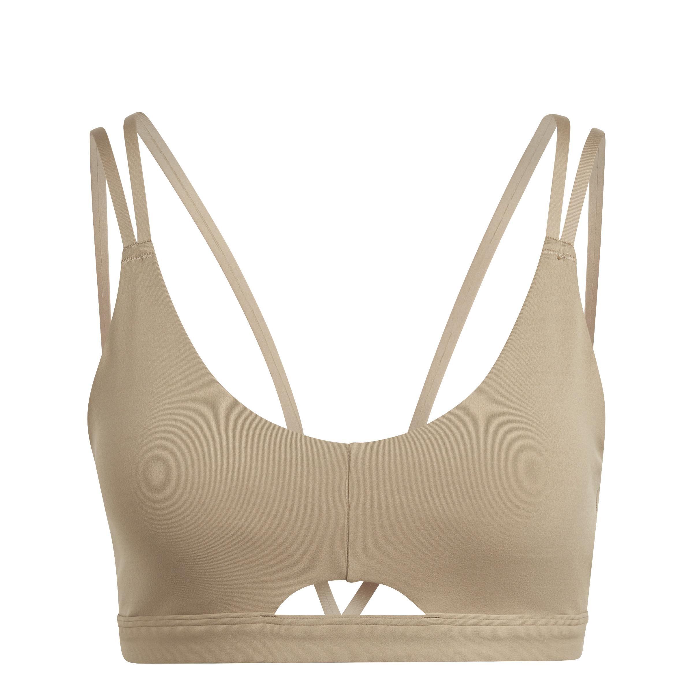 Yoga Studio Luxe Light-Support Bra, Brown, A901_ONE, large image number 0