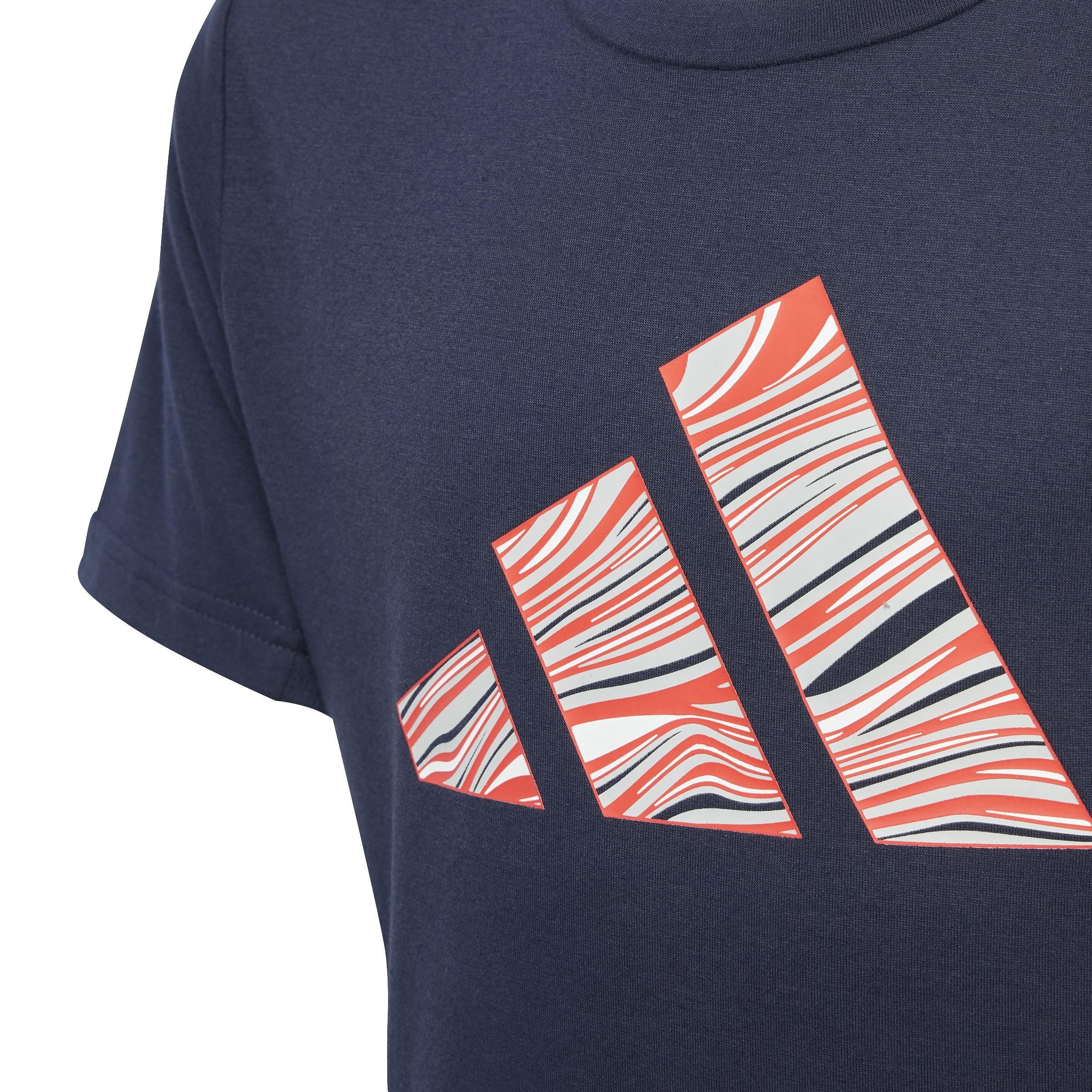 Kids Graphic T-Shirt, Blue, A901_ONE, large image number 3