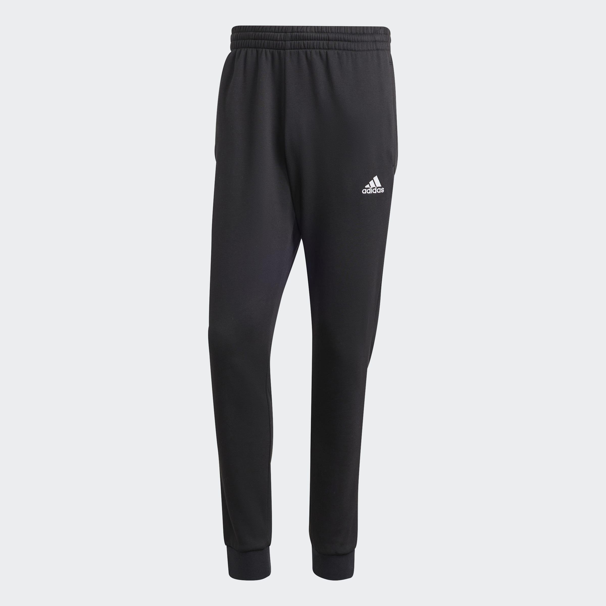 Basic 3-Stripes Fleece Track Suit, Black