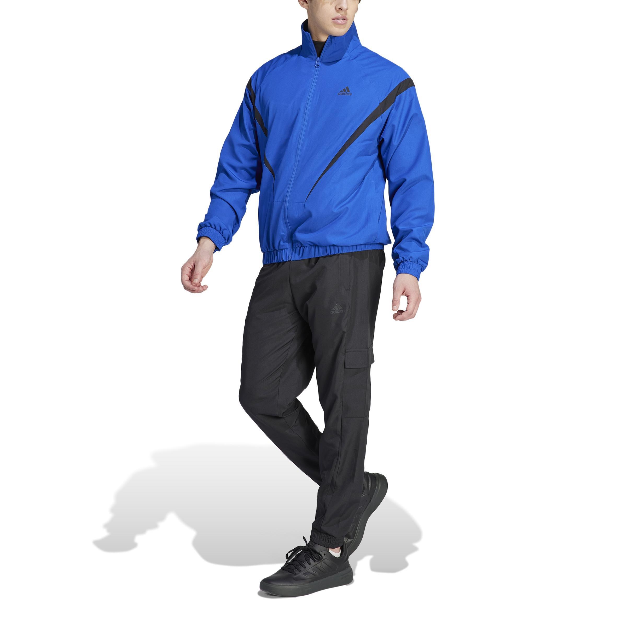 Sportswear Woven Non-Hooded Track Suit, Black, A901_ONE, large image number 1