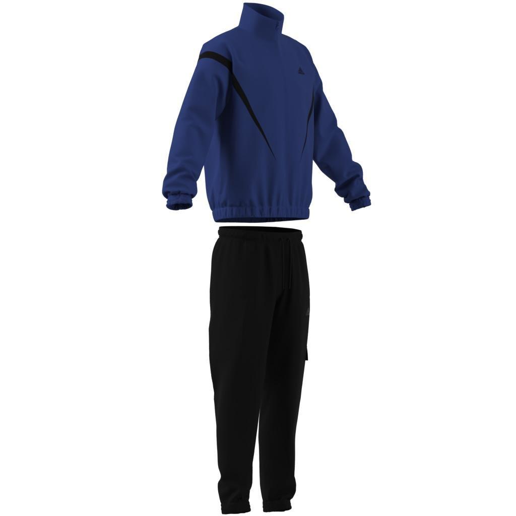 Sportswear Woven Non-Hooded Track Suit, Black, A901_ONE, large image number 5