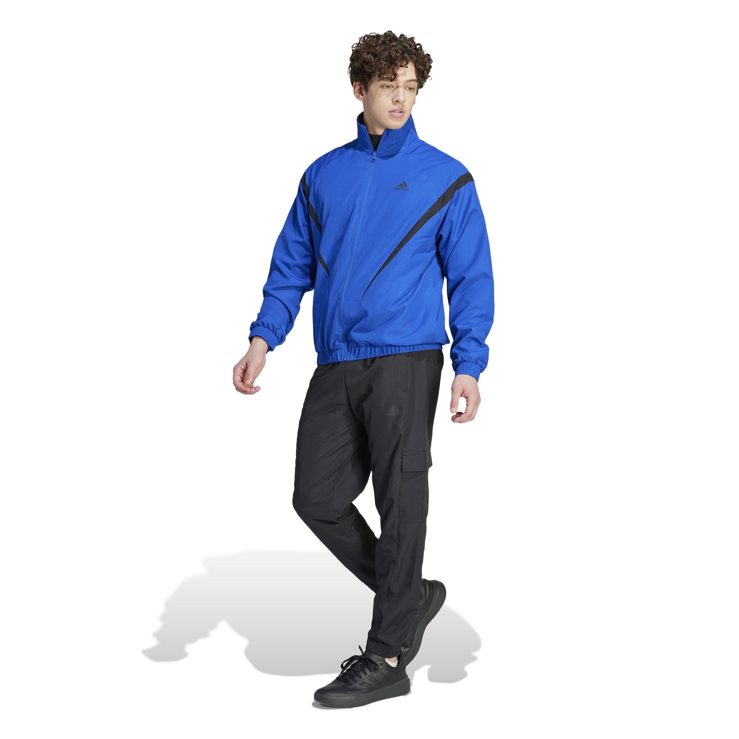 Sportswear Woven Non-Hooded Track Suit, Black, A901_ONE, large image number 14