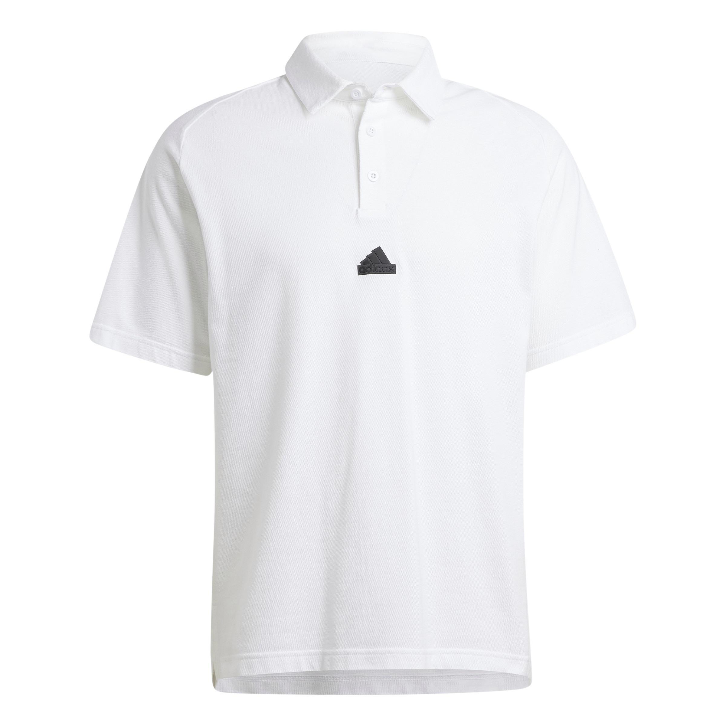 adidas Z.N.E. Premium Polo Shirt, White, A901_ONE, large image number 1