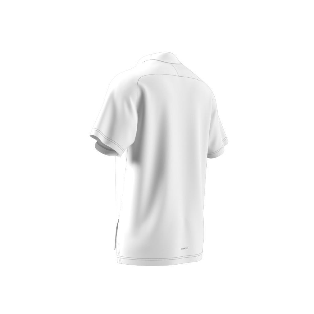 adidas Z.N.E. Premium Polo Shirt, White, A901_ONE, large image number 11