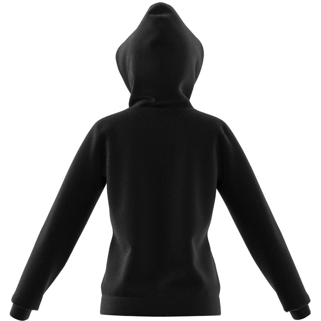 Kids Essentials Linear Logo Full-Zip Hoodie, Black, , large image number 9