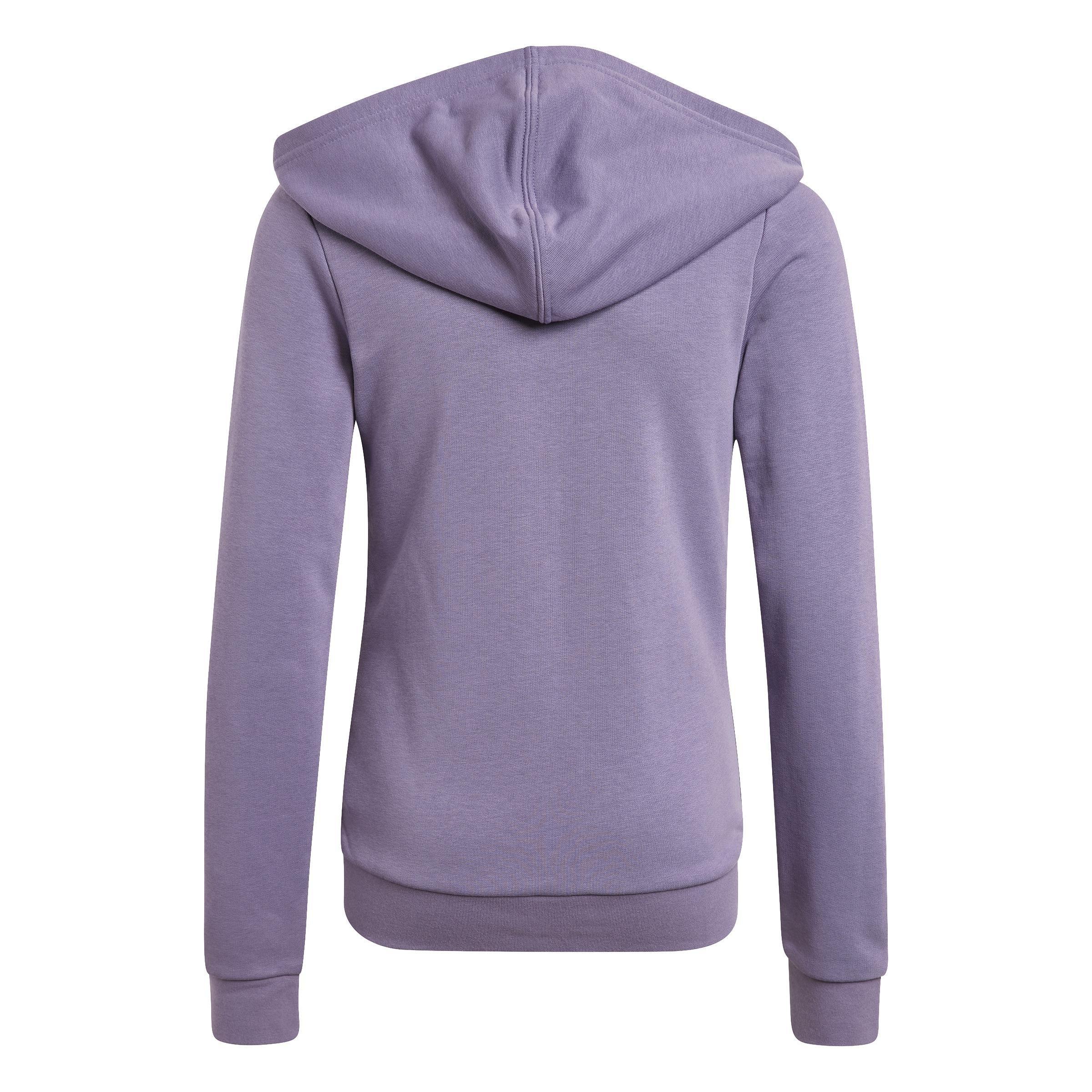 Kids Essentials Linear Logo Full-Zip Hoodie, Purple, A901_ONE, large image number 2