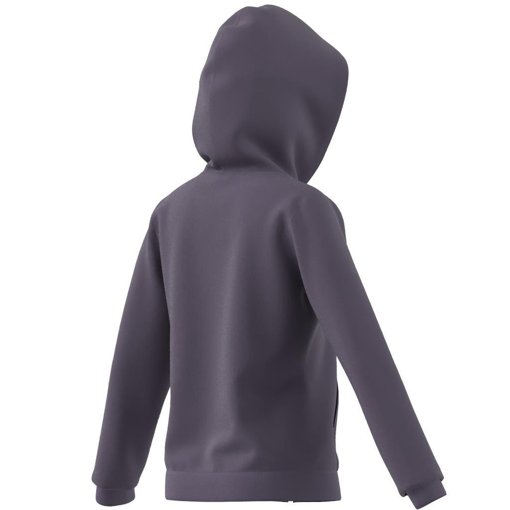 Kids Essentials Linear Logo Full-Zip Hoodie, Purple, A901_ONE, large image number 6