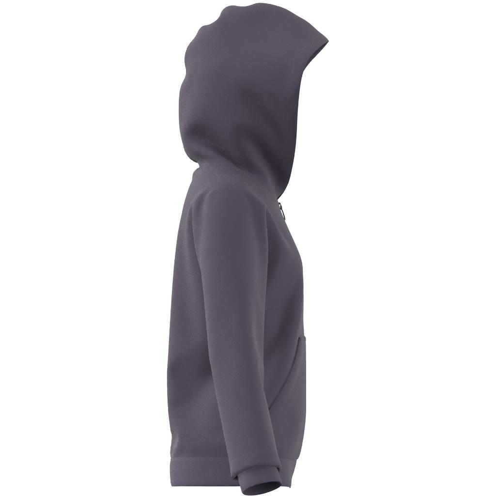 Kids Essentials Linear Logo Full-Zip Hoodie, Purple, A901_ONE, large image number 9