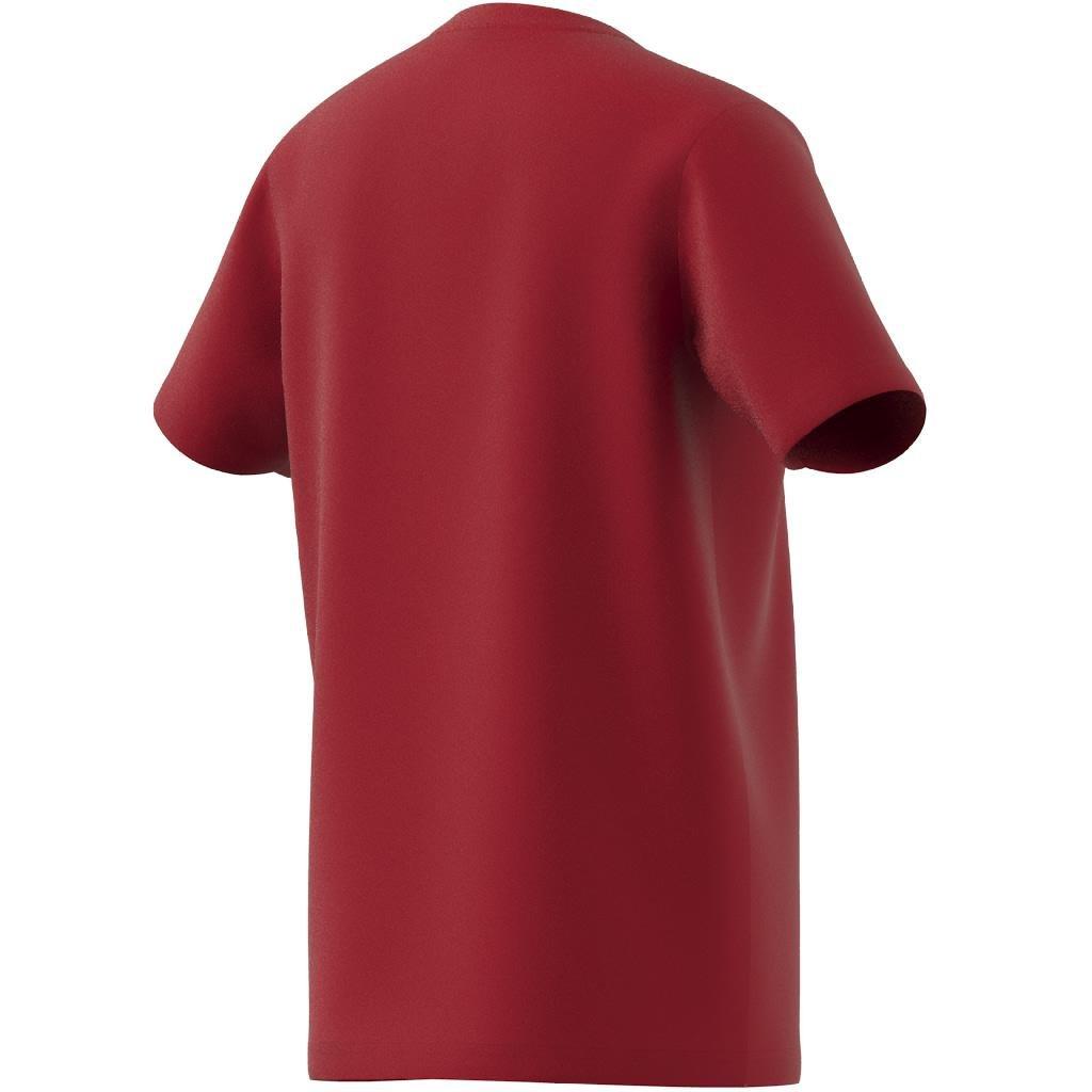 Unisex Big Logo Cotton T-Shirt, Red, A901_ONE, large image number 6