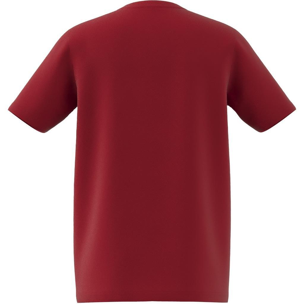 Unisex Big Logo Cotton T-Shirt, Red, A901_ONE, large image number 7