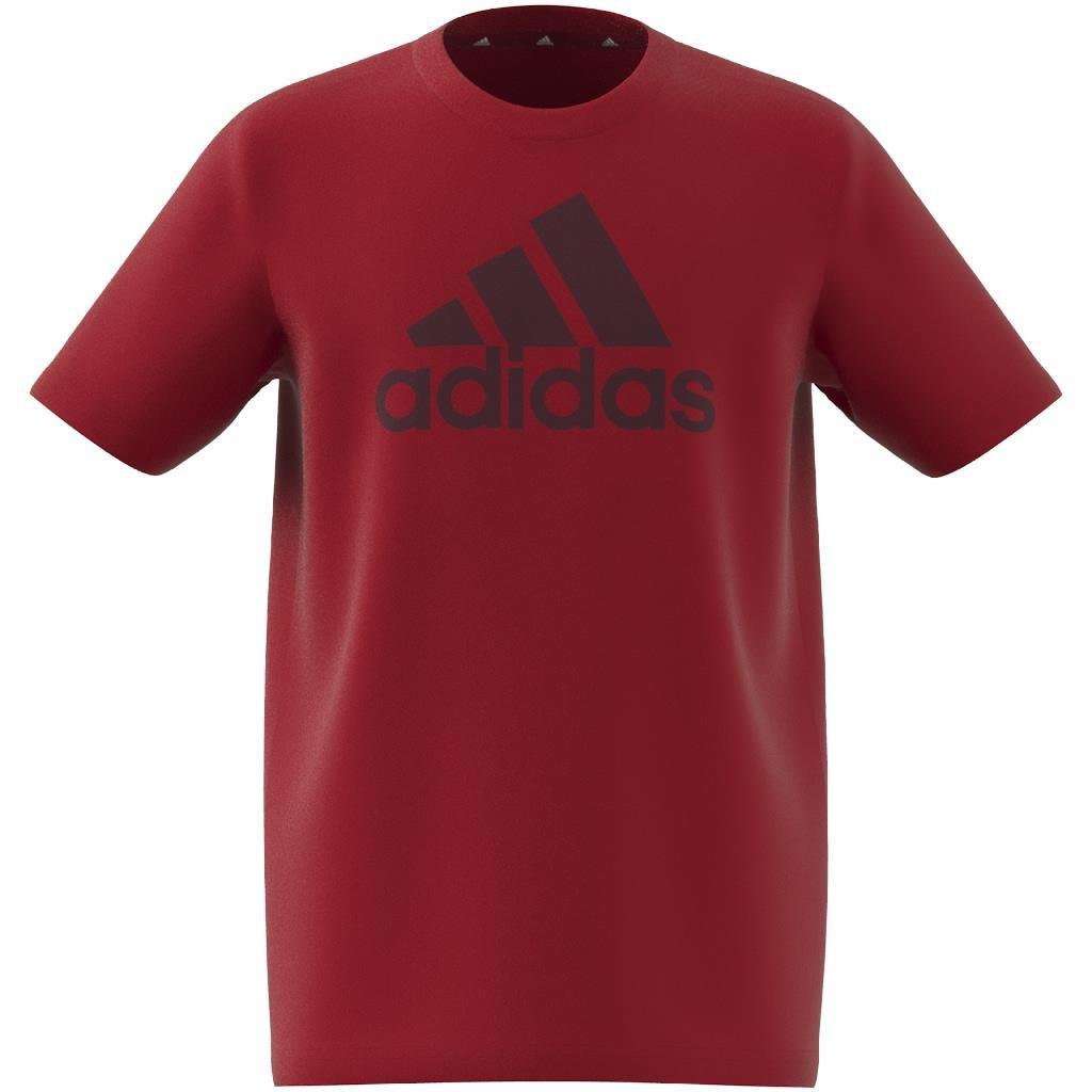 Unisex Kids Big Logo Cotton T-Shirt, Red, , large image number 8