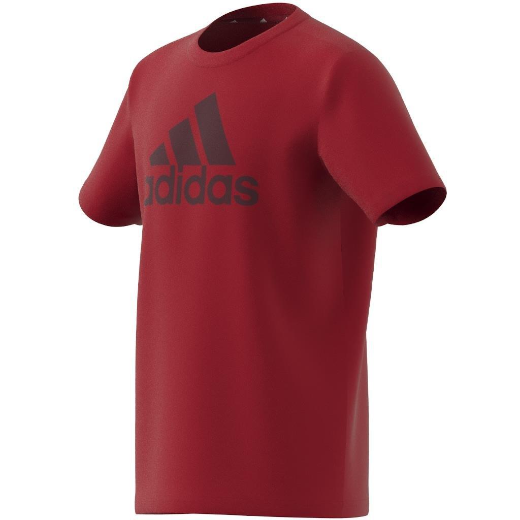 Unisex Kids Big Logo Cotton T-Shirt, Red, , large image number 9