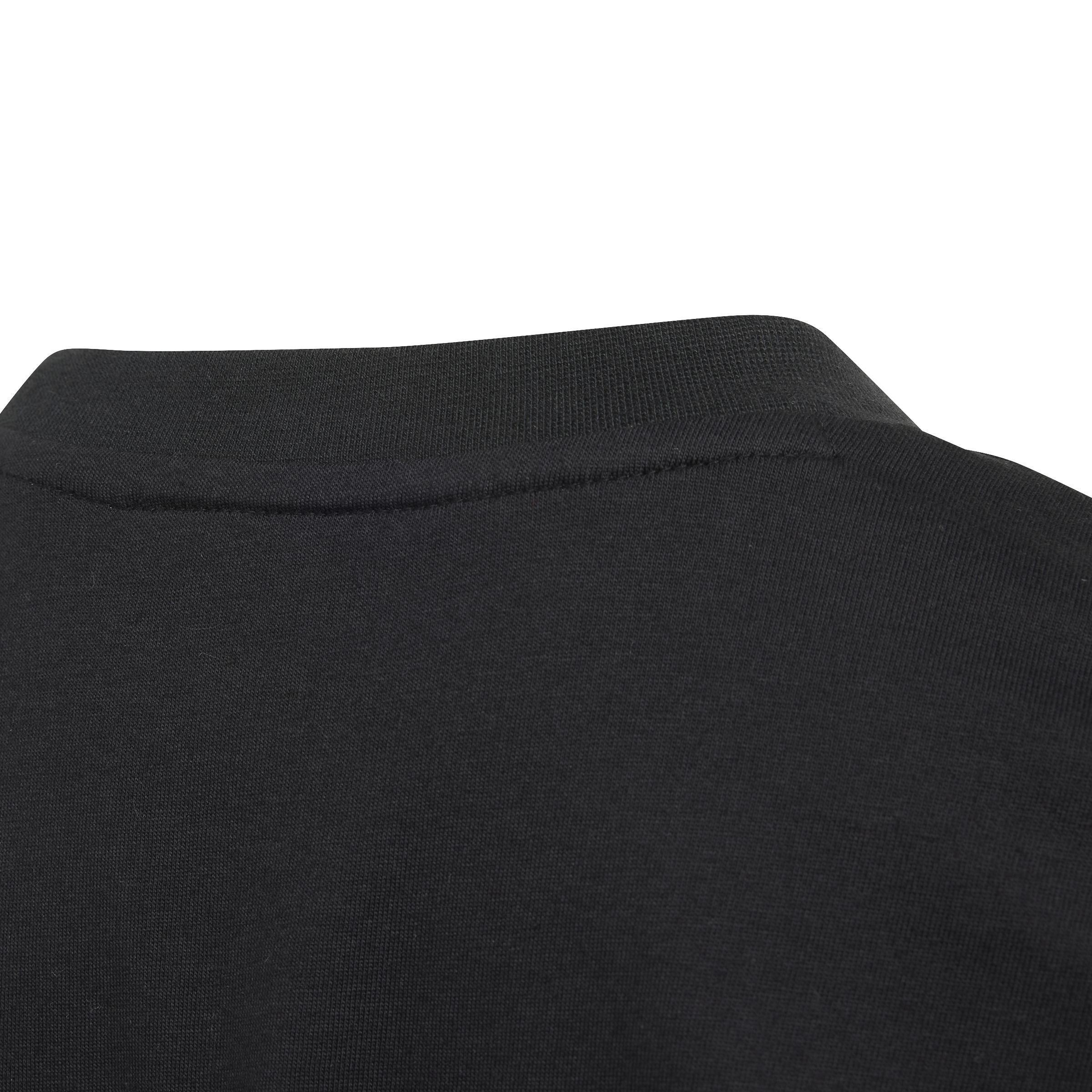 Unisex Kids Essentials Big Logo Cotton T-Shirt, Black, A901_ONE, large image number 4