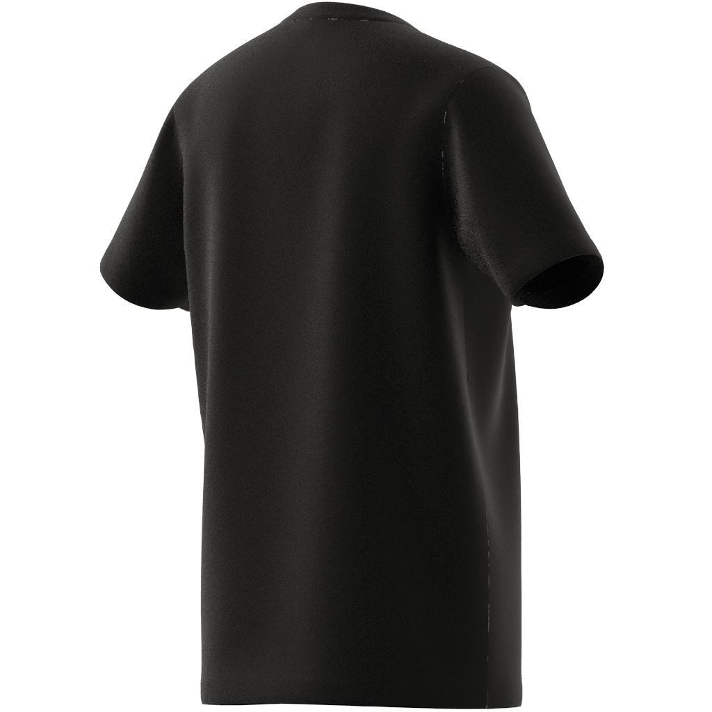 Unisex Kids Essentials Big Logo Cotton T-Shirt, Black, A901_ONE, large image number 9