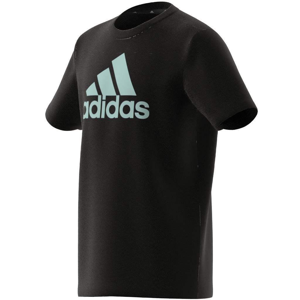 Unisex Kids Essentials Big Logo Cotton T-Shirt, Black, A901_ONE, large image number 12