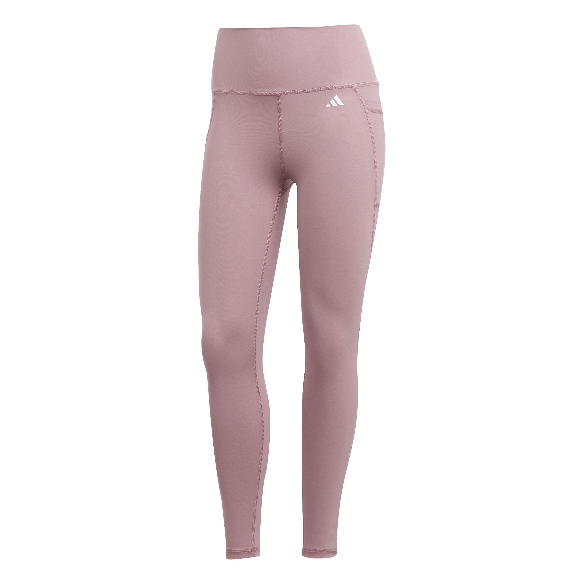 Optime Stash Pocket High-Waisted 7/8 Leggings, Pink, A901_ONE, large image number 1