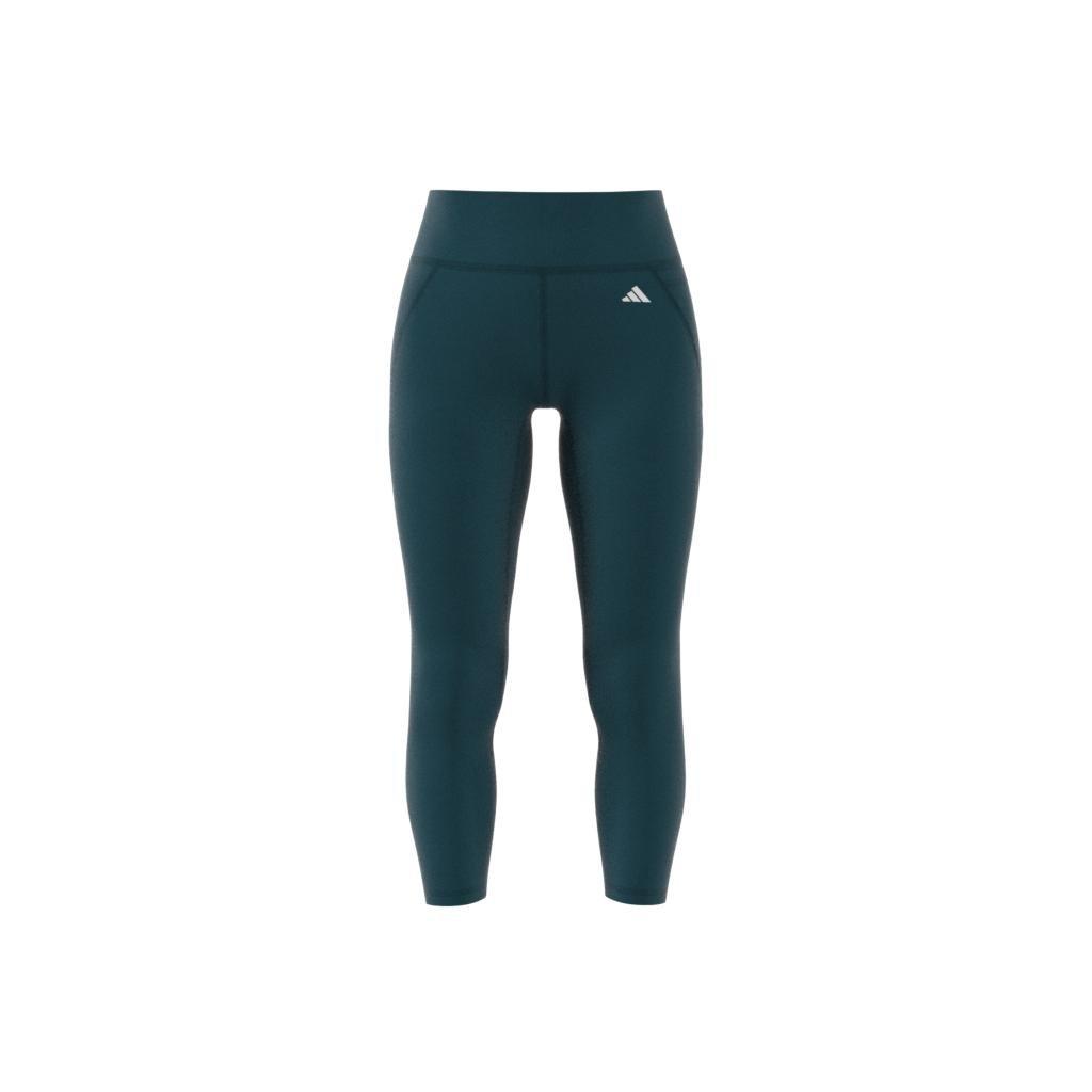 Optime Stash Pocket High-Waisted 7/8 Leggings, Turquoise, A901_ONE, large image number 9