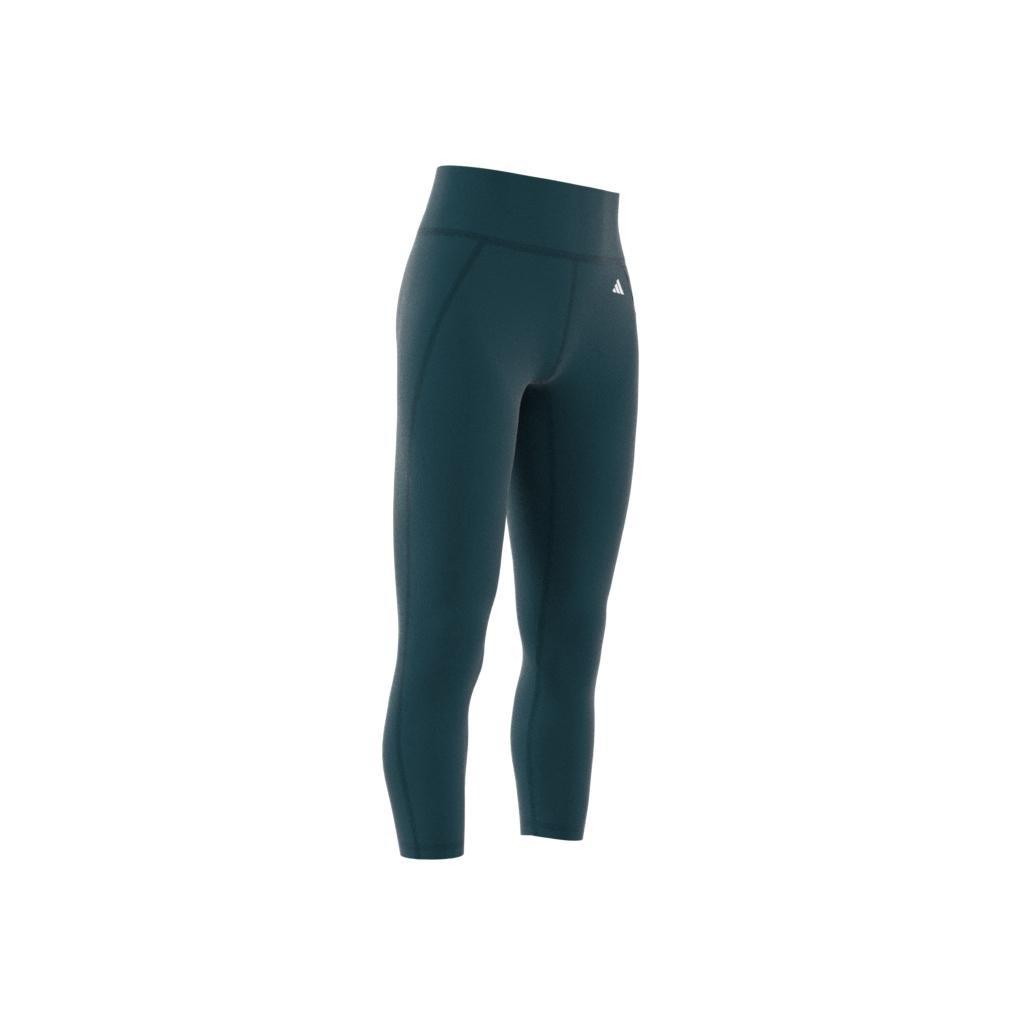 Optime Stash Pocket High-Waisted 7/8 Leggings, Turquoise, A901_ONE, large image number 10