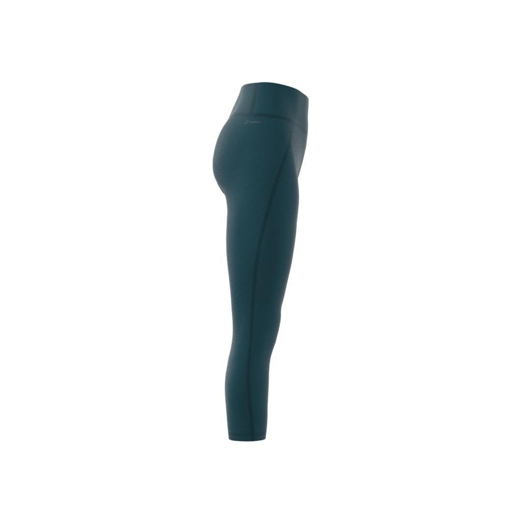 Optime Stash Pocket High-Waisted 7/8 Leggings, Turquoise, A901_ONE, large image number 12