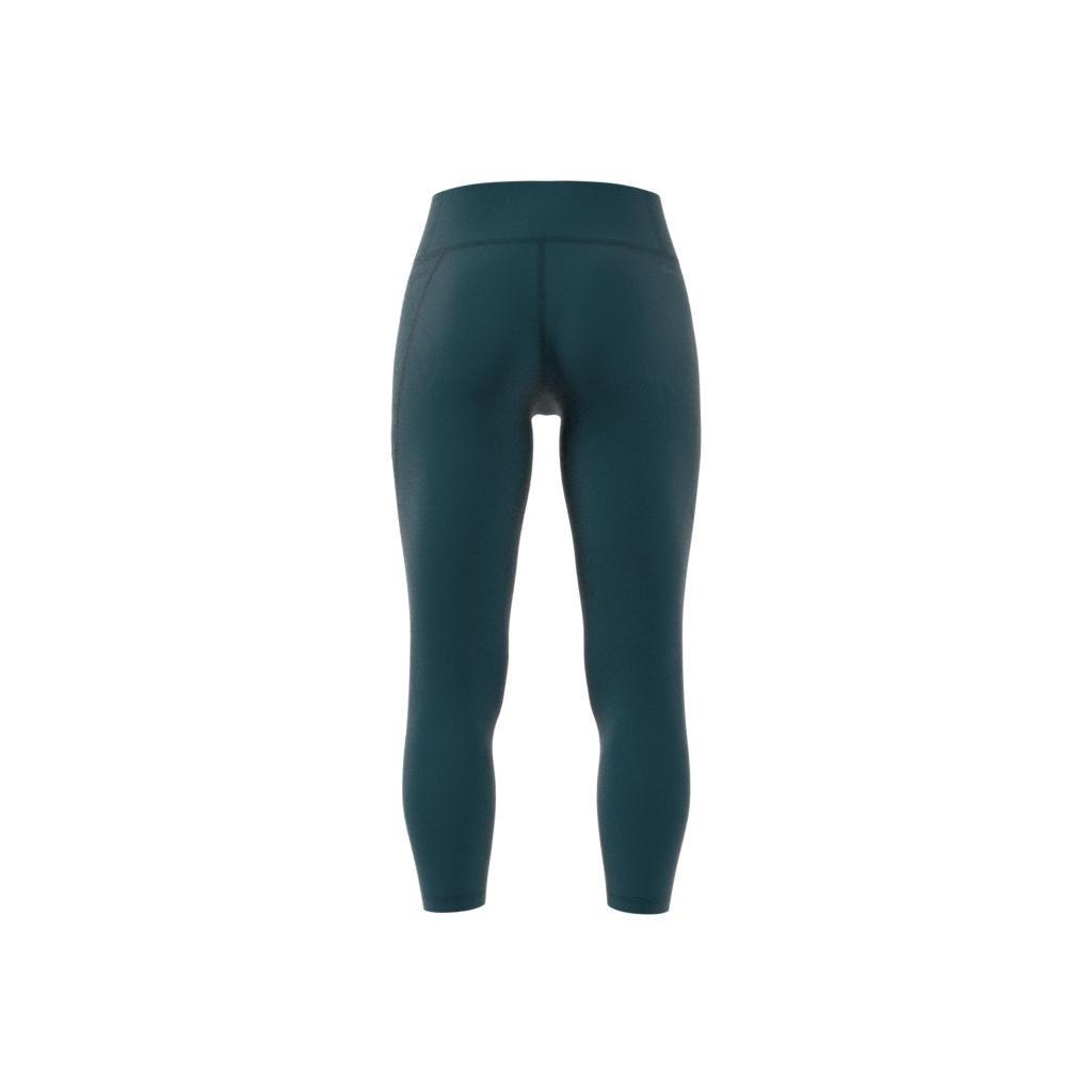 Optime Stash Pocket High-Waisted 7/8 Leggings, Turquoise, A901_ONE, large image number 13